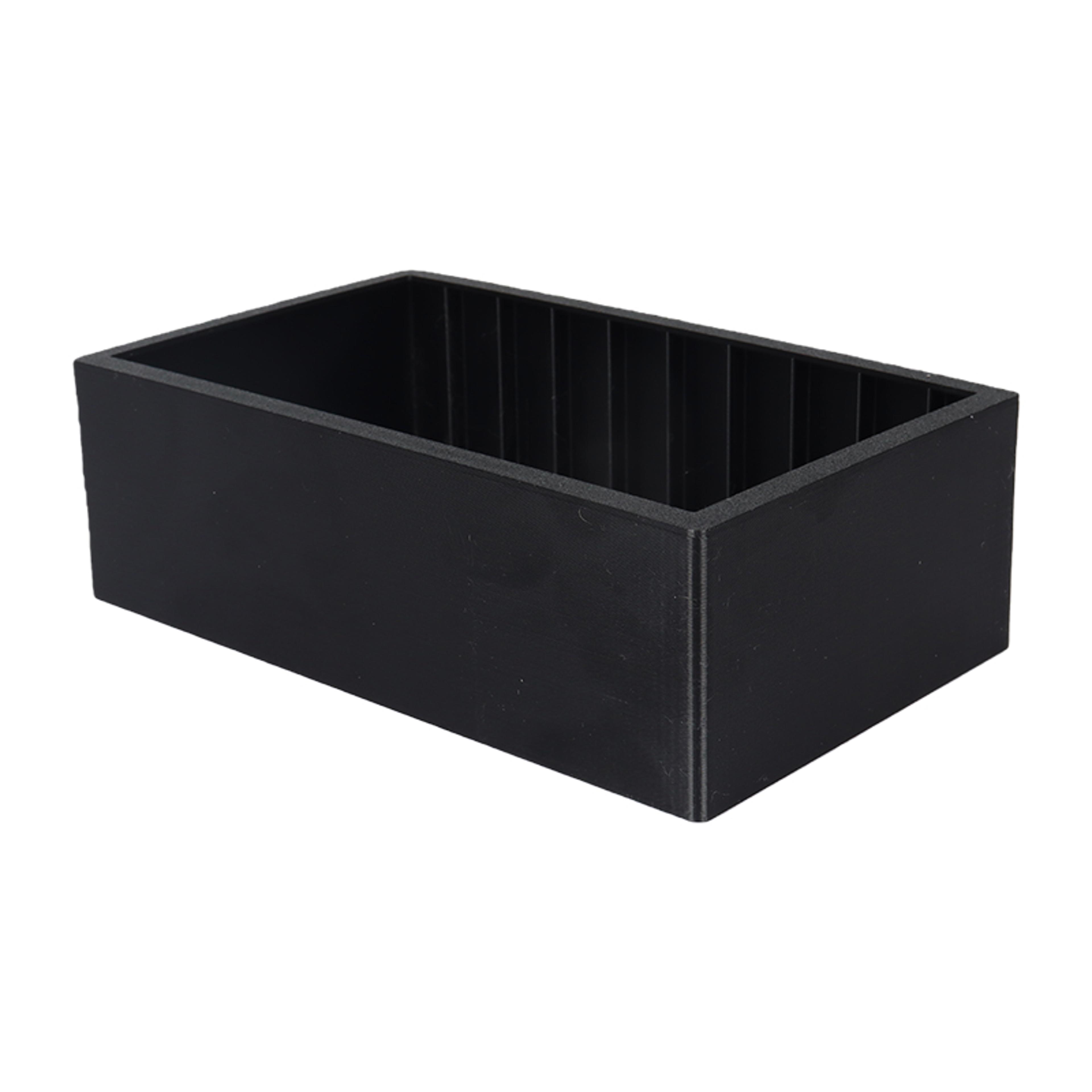 vintage cassette tape holder box with magnetic closure compact ten tape organizer