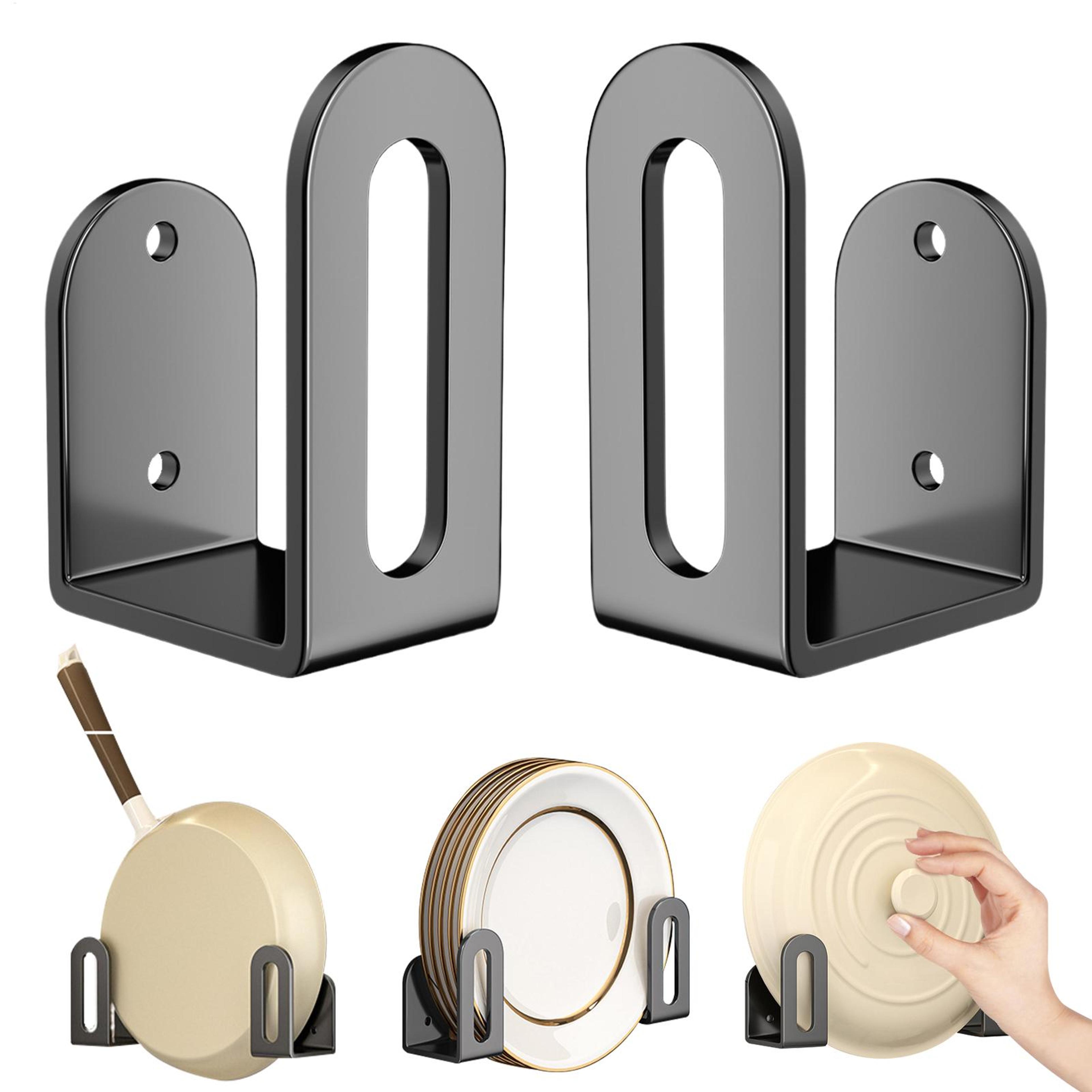 wall mounted kitchen storage rack cutting board pot lid and sponge organizer