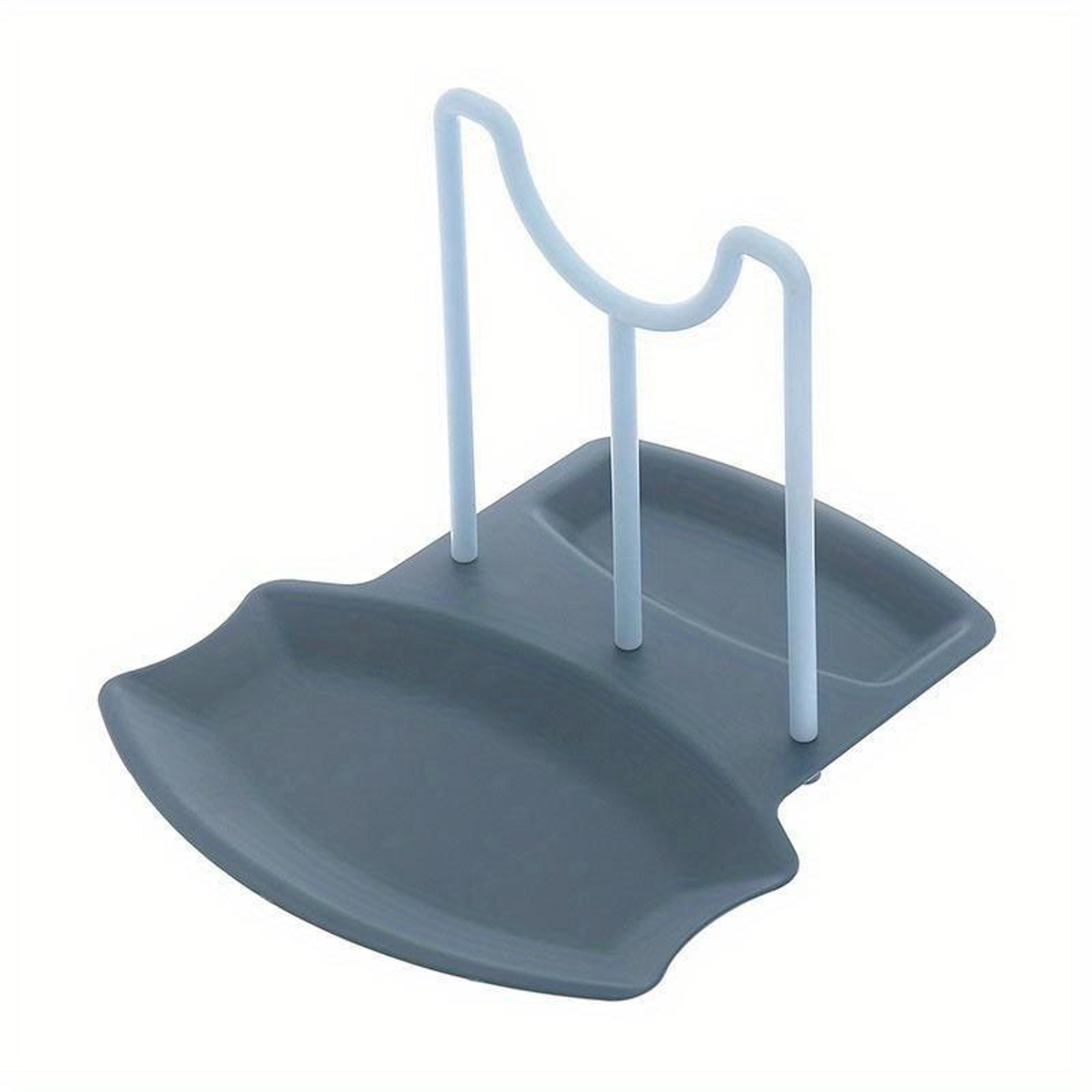 kitchen organizer pot lid holder countertop storage rack