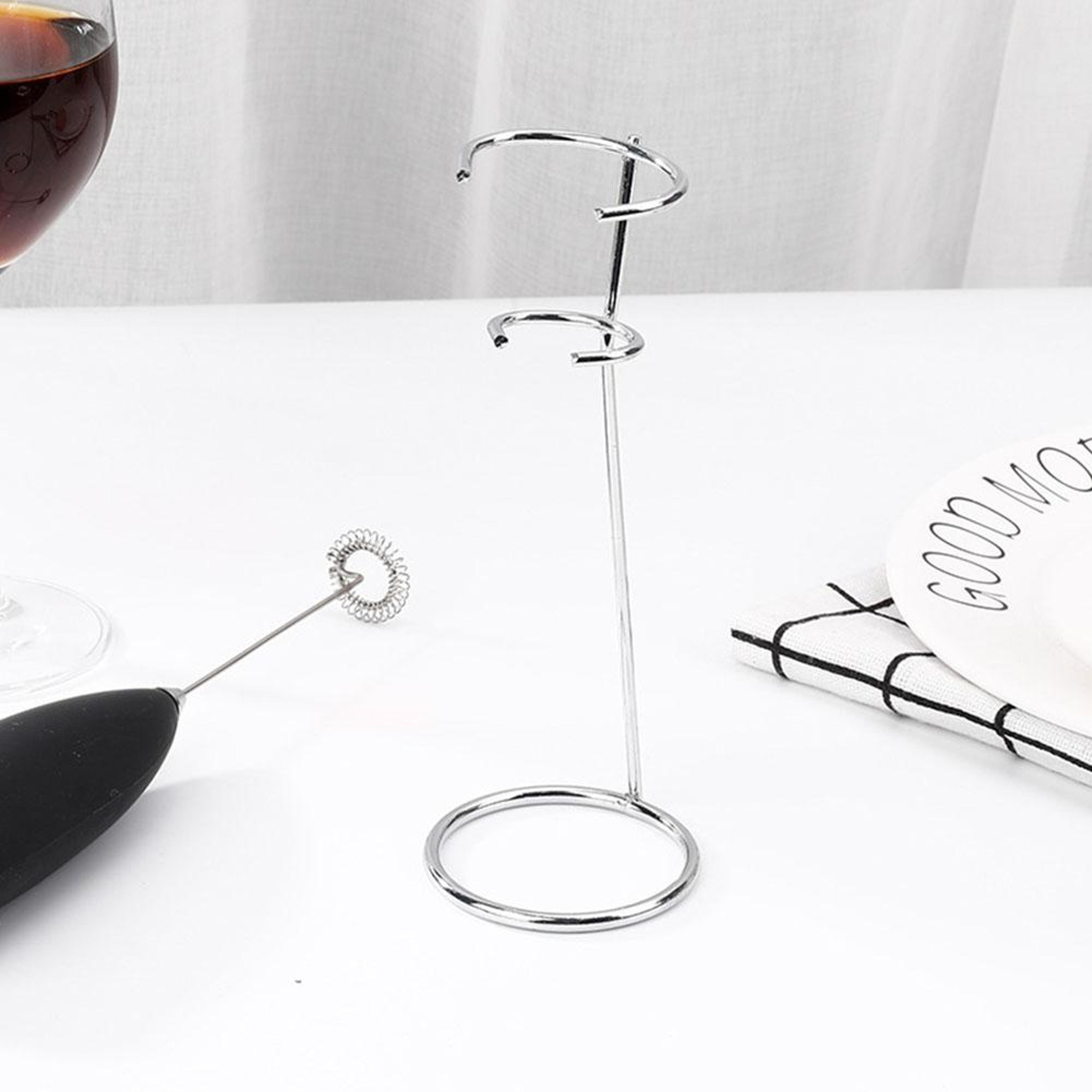 stainless steel egg beater stand holder for hand mixer whisk coffee milk mixing tools