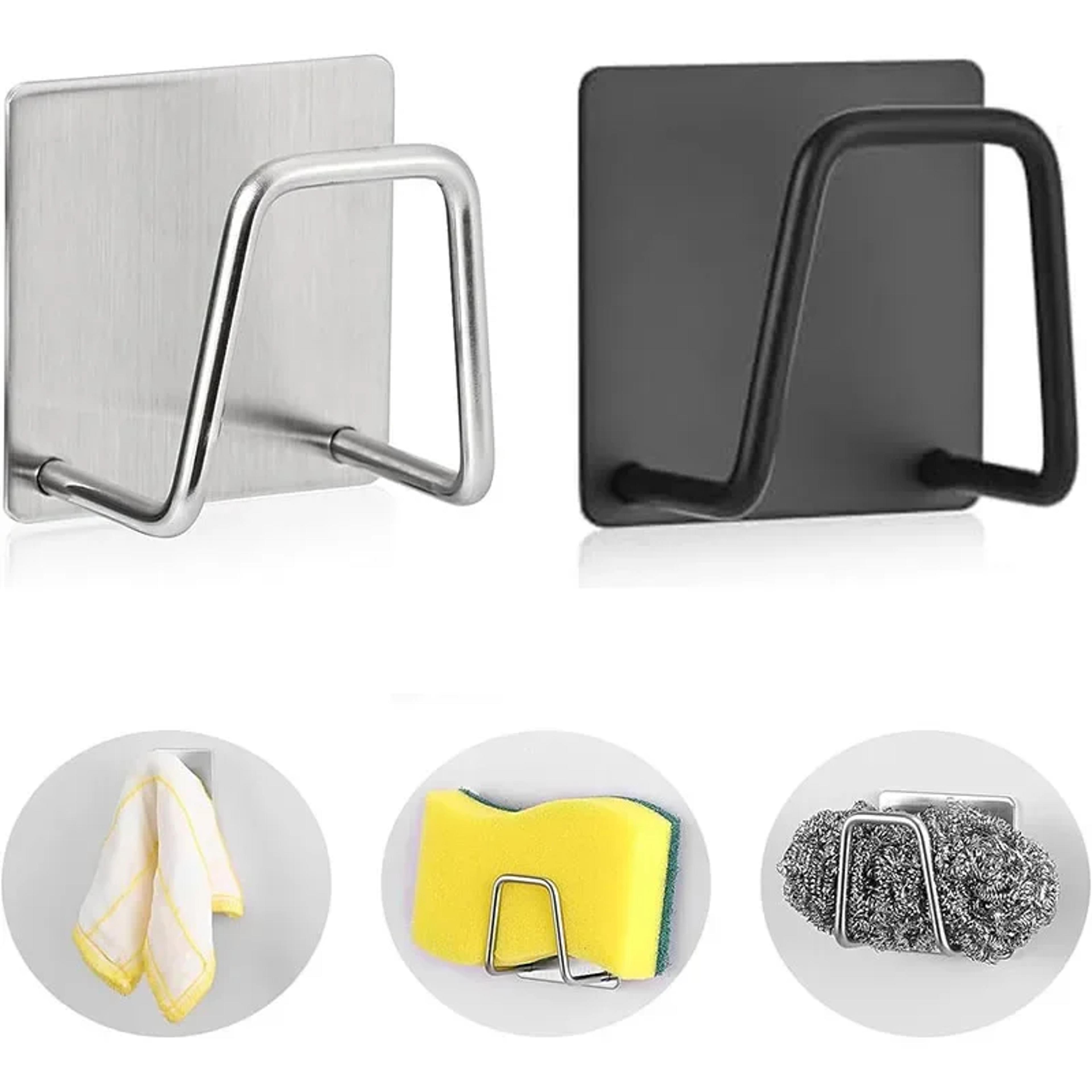 stainless steel sink sponge holders self adhesive kitchen sink organizer