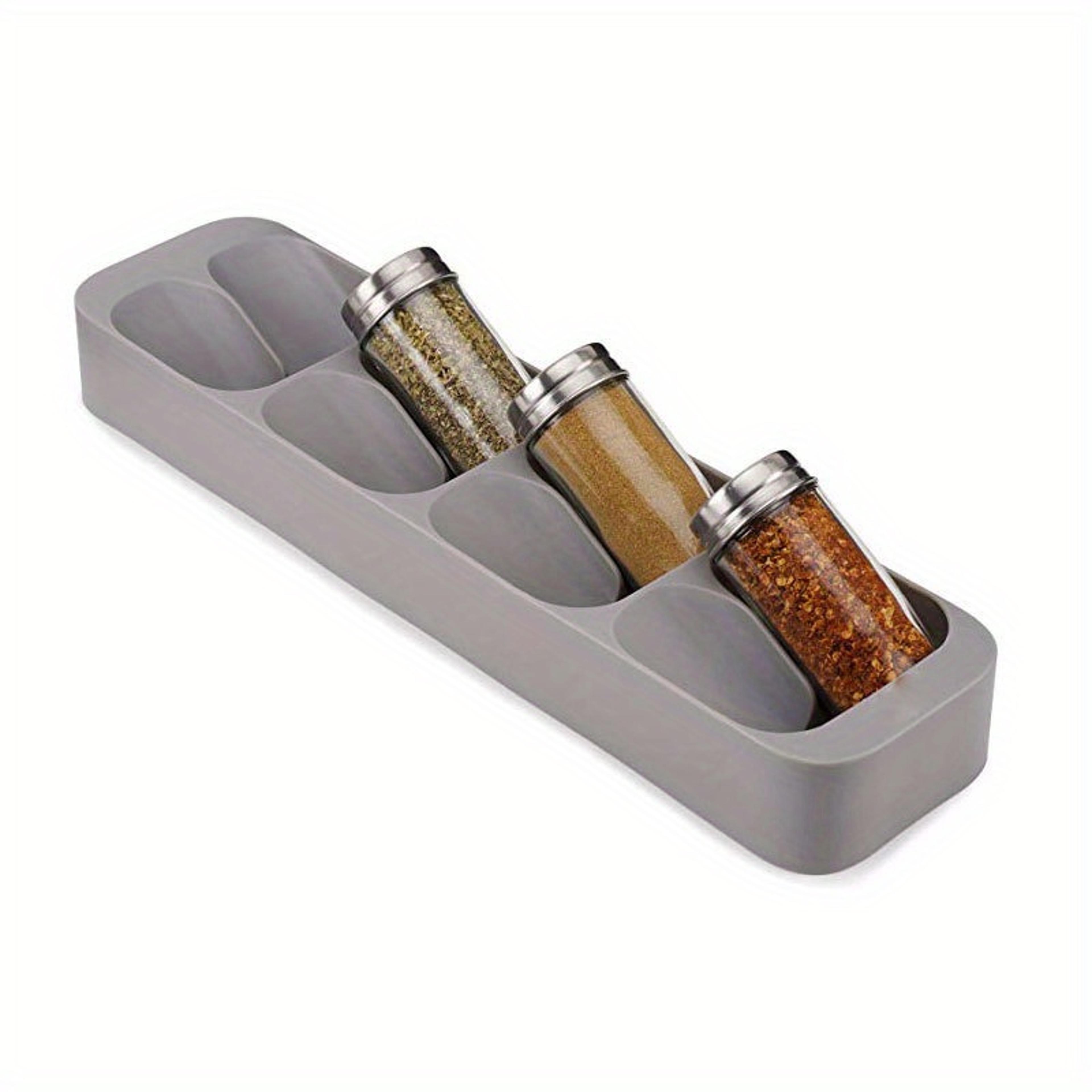 spice rack organizer for kitchen drawer pantry storage