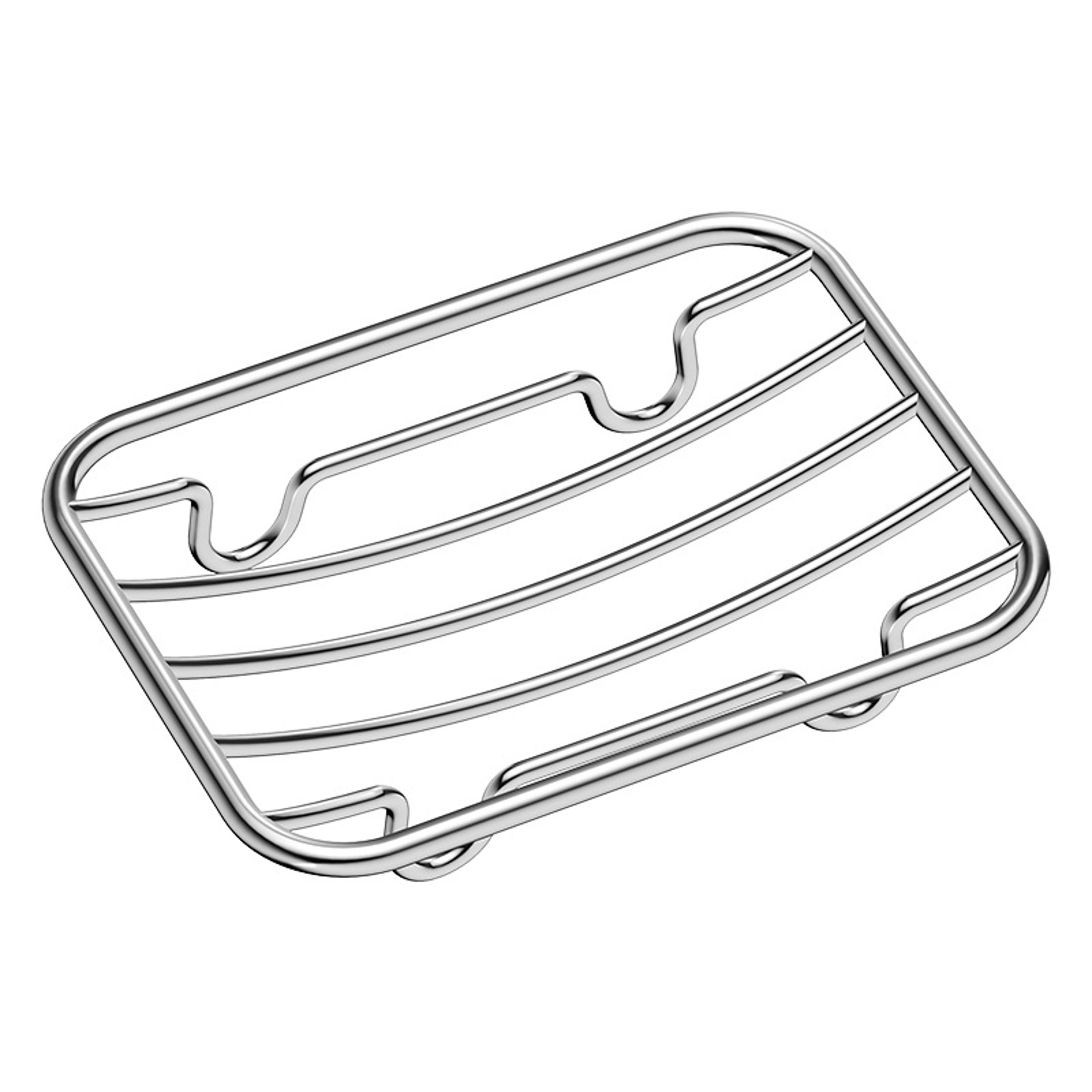 stainless steel sink silicone tray organizer with self draining soap sponge holder