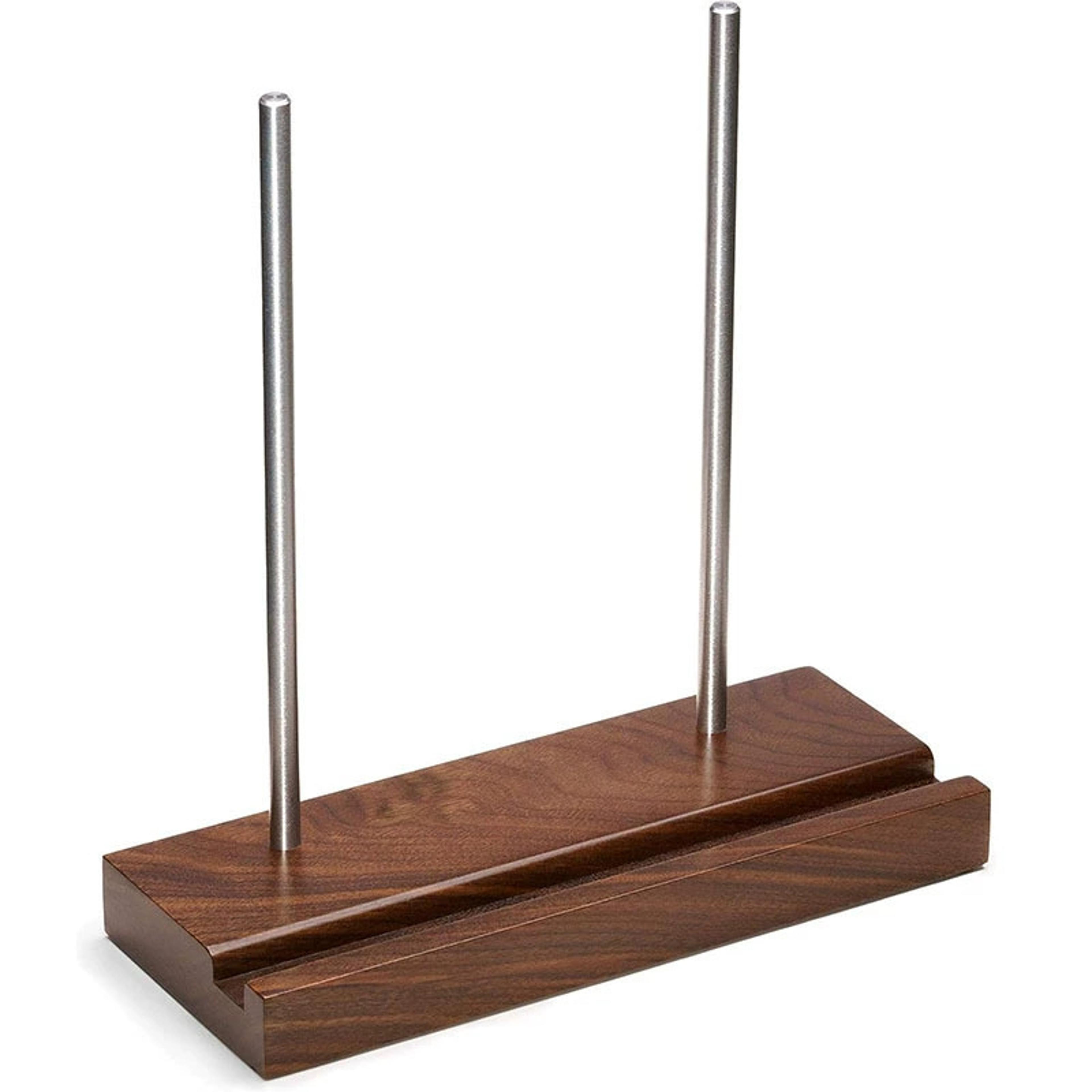 solid wood now playing vinyl record stand and album display holder