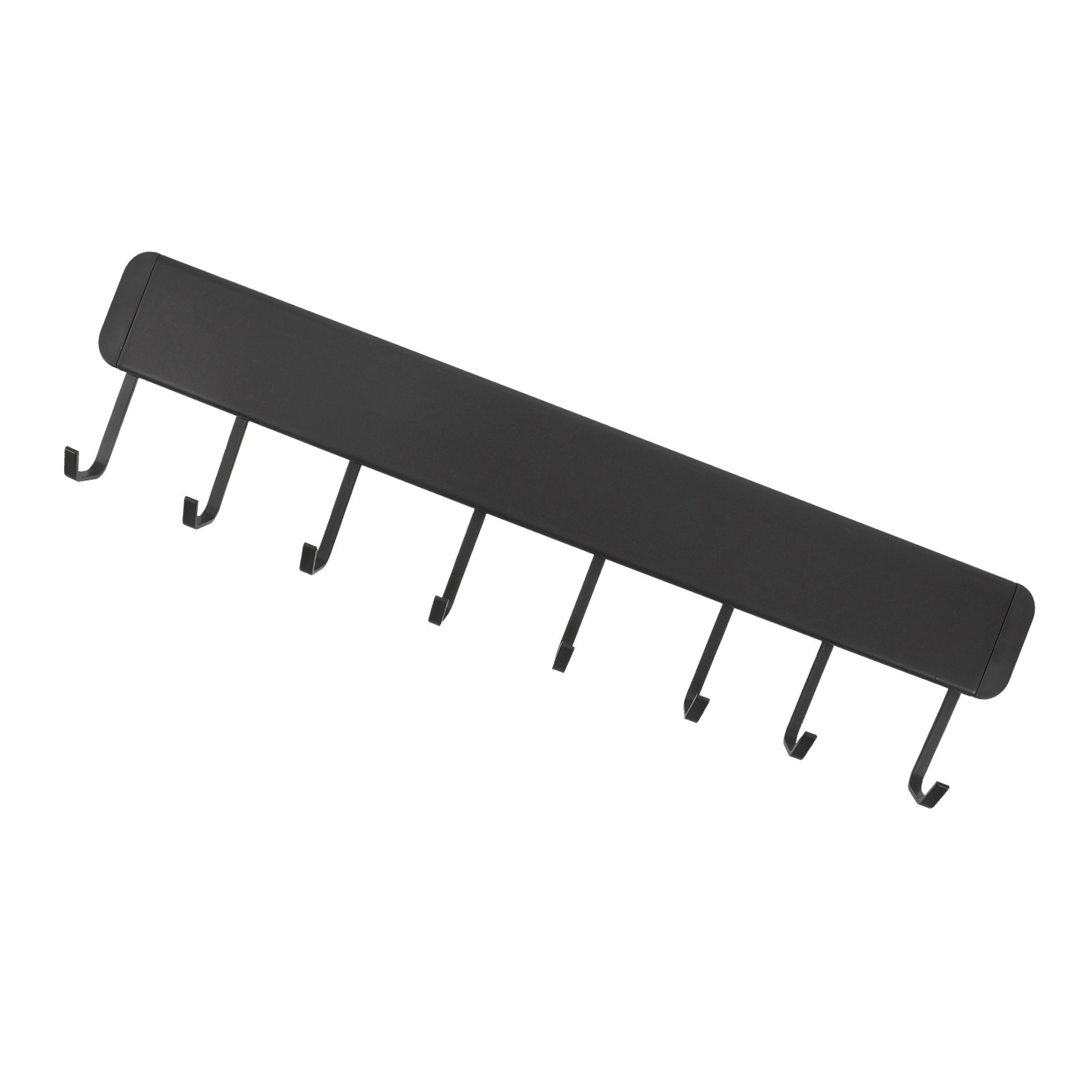 no drill wall mounted kitchen utensil rack with hooks