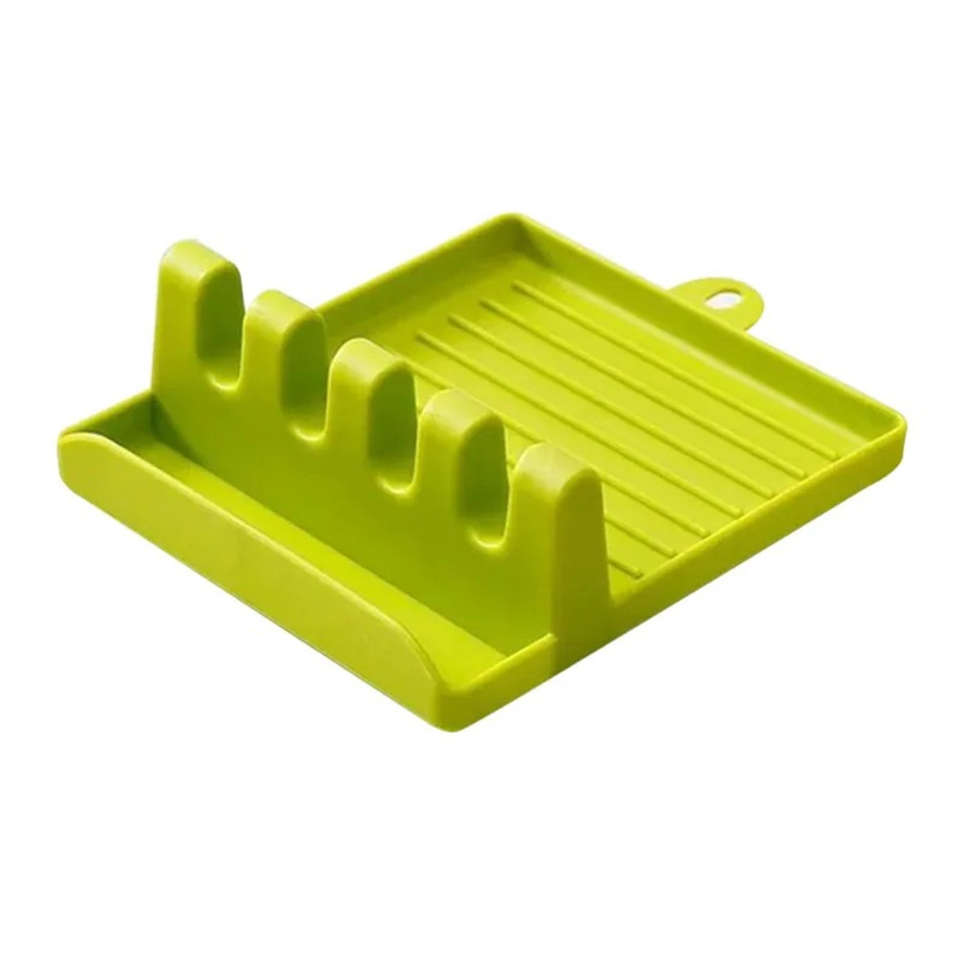 pot lid holder and spoon rest countertop kitchen utensil organizer