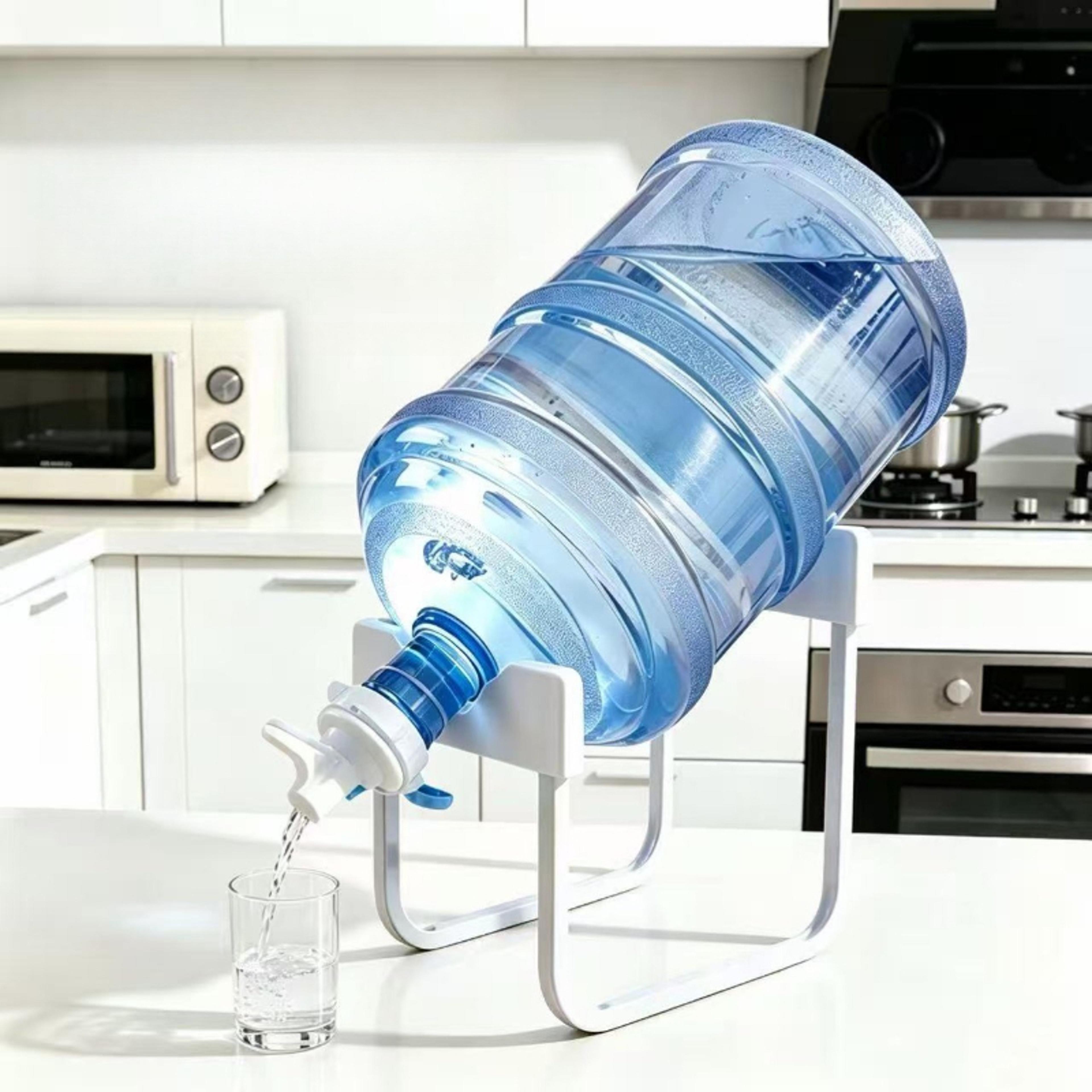 five gallon water dispenser stand with inverted water jug holder