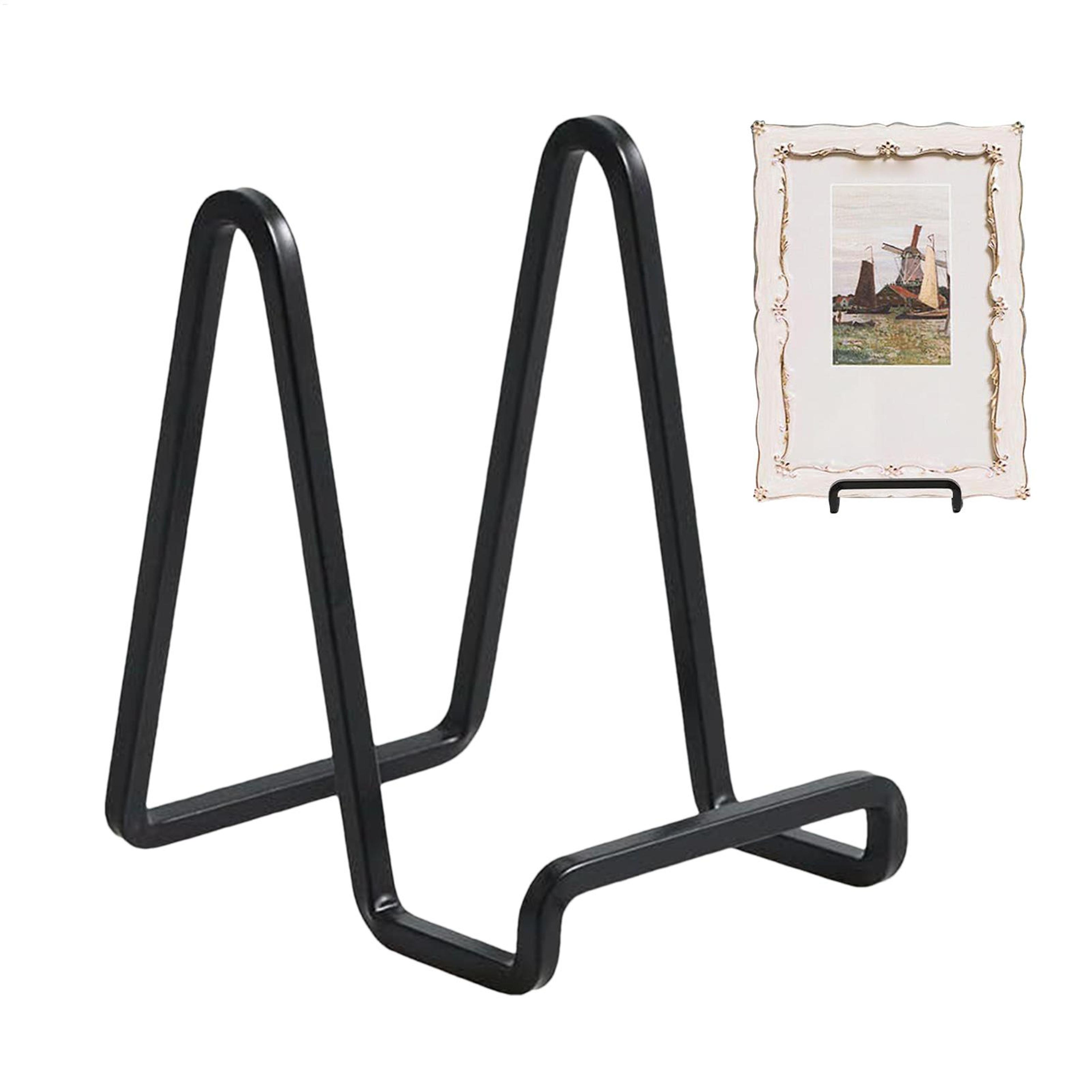 plate display stand adjustable easel holder for photos books and home decor