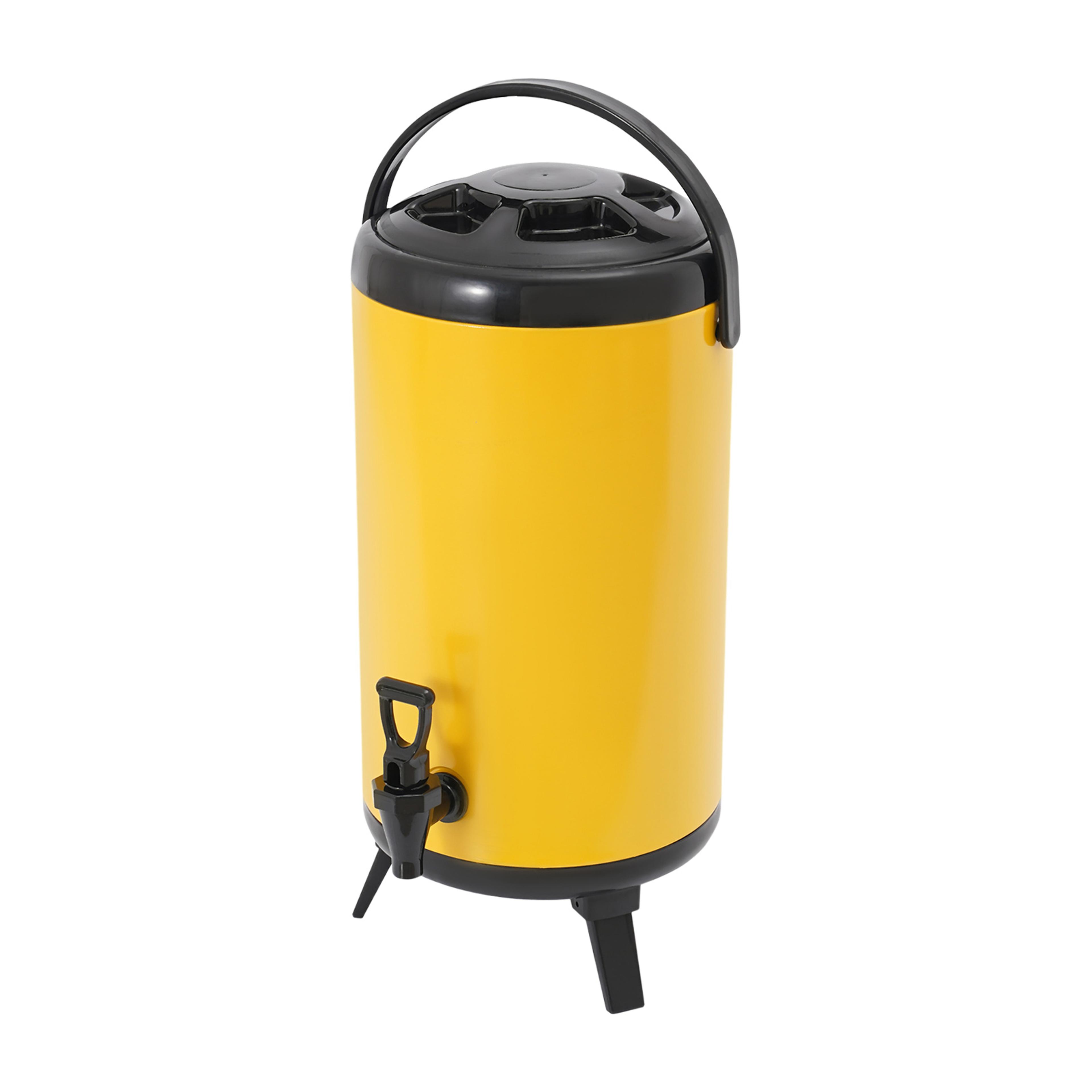 insulated beverage dispenser stainless steel hot and cold drink server