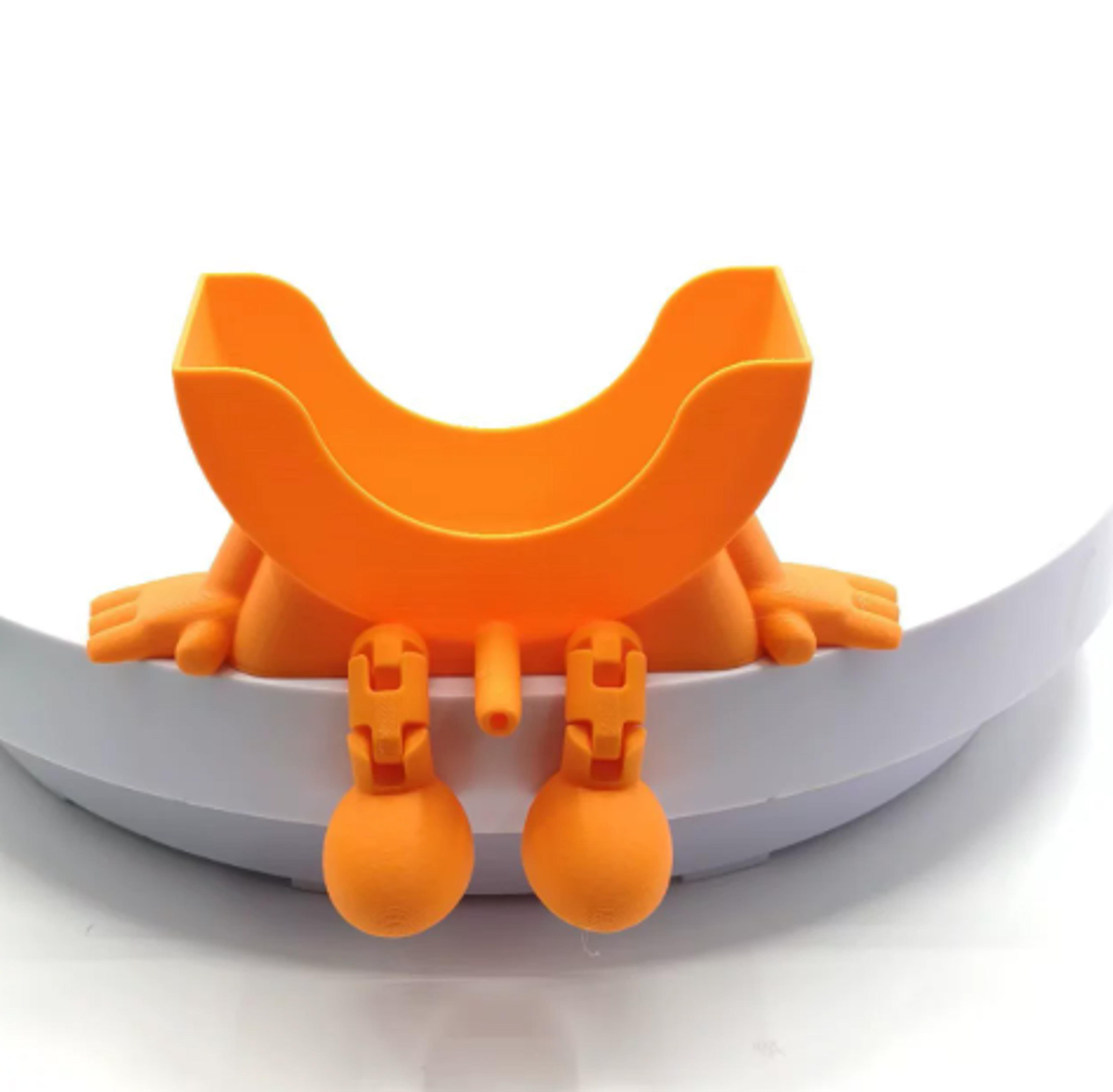 smiley dish sponge holder kitchen sink organizer with drain design