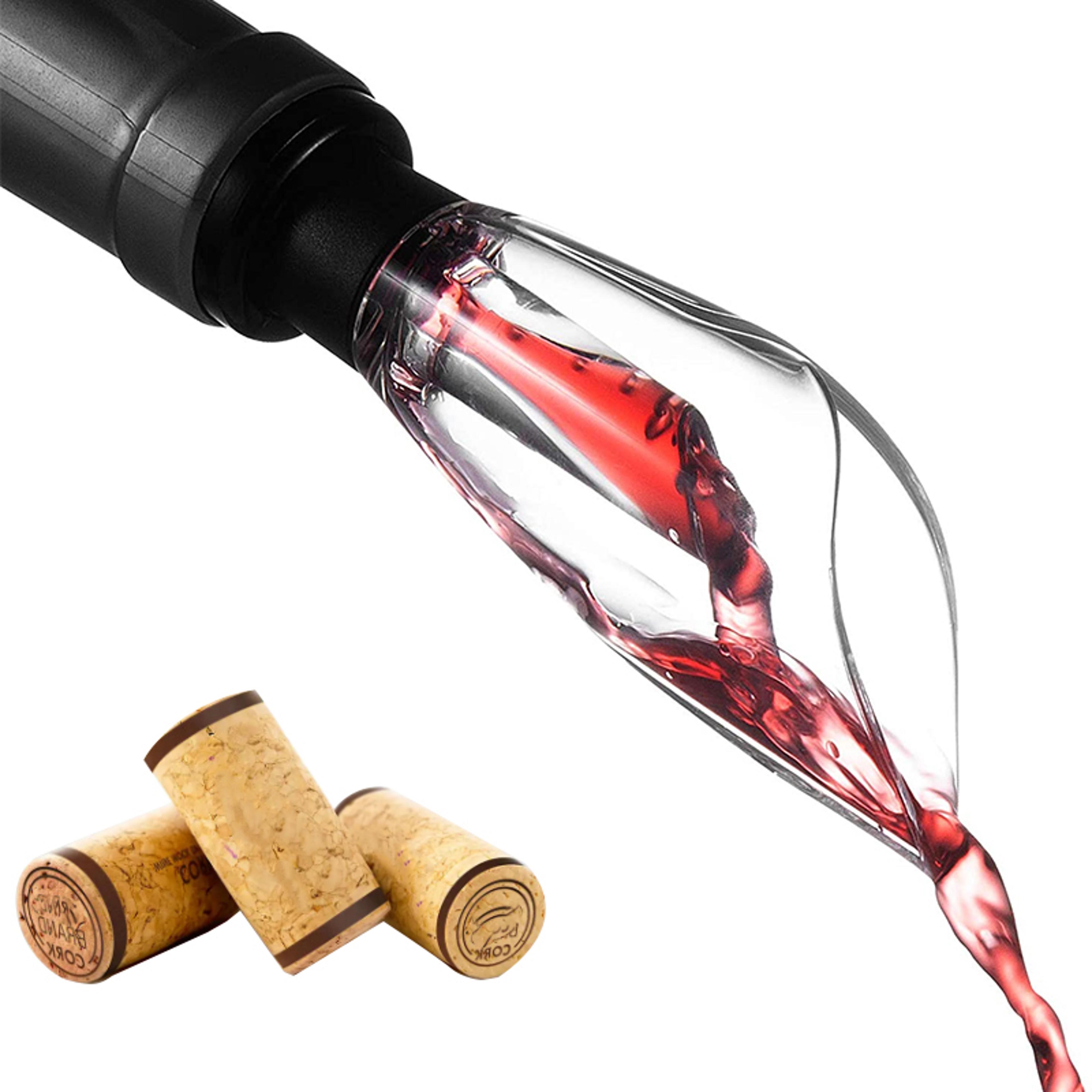 magic wine aerator pourer red wine decanter tool for instant flavor enhancement
