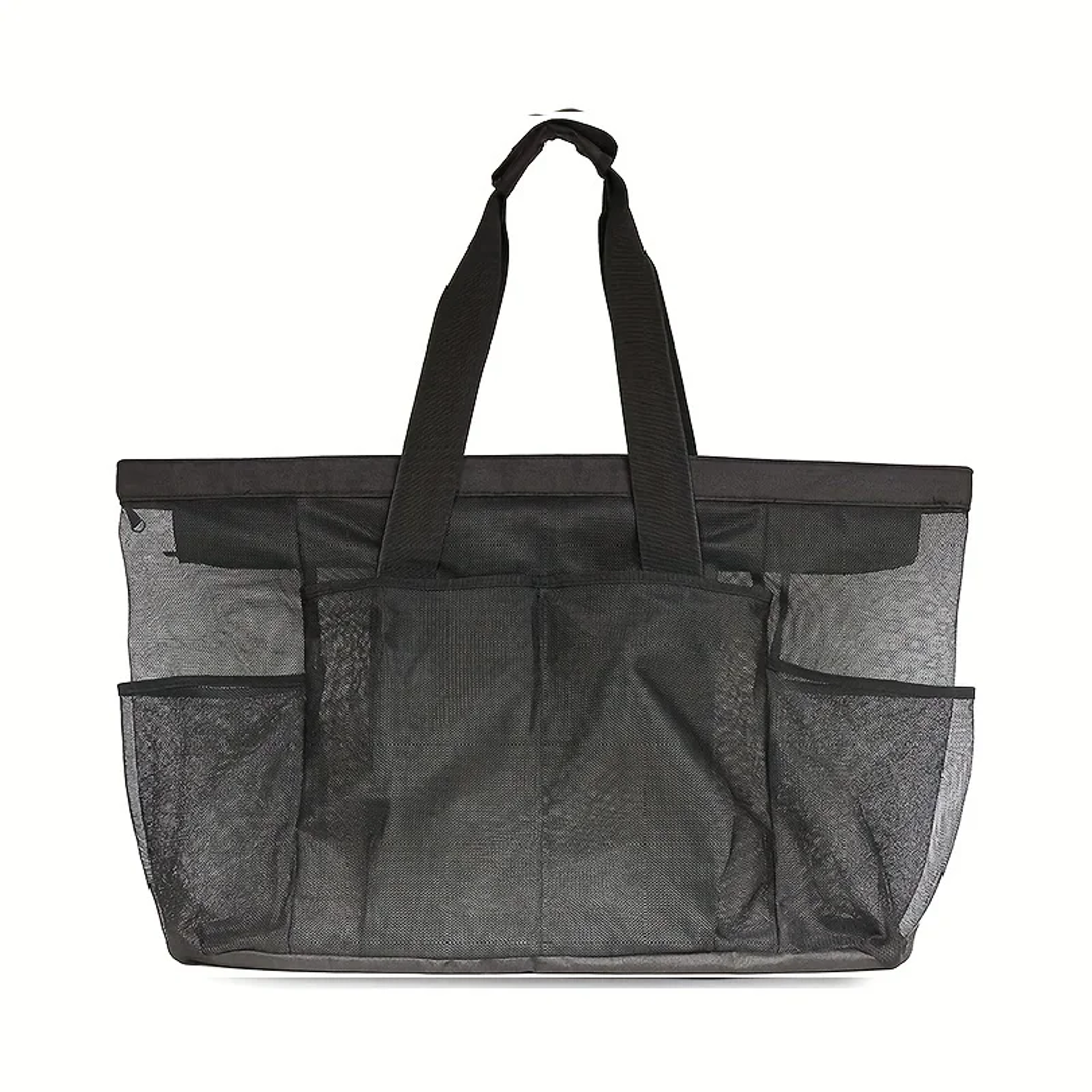 extra large mesh beach bag with zipper pockets breathable tote organizer