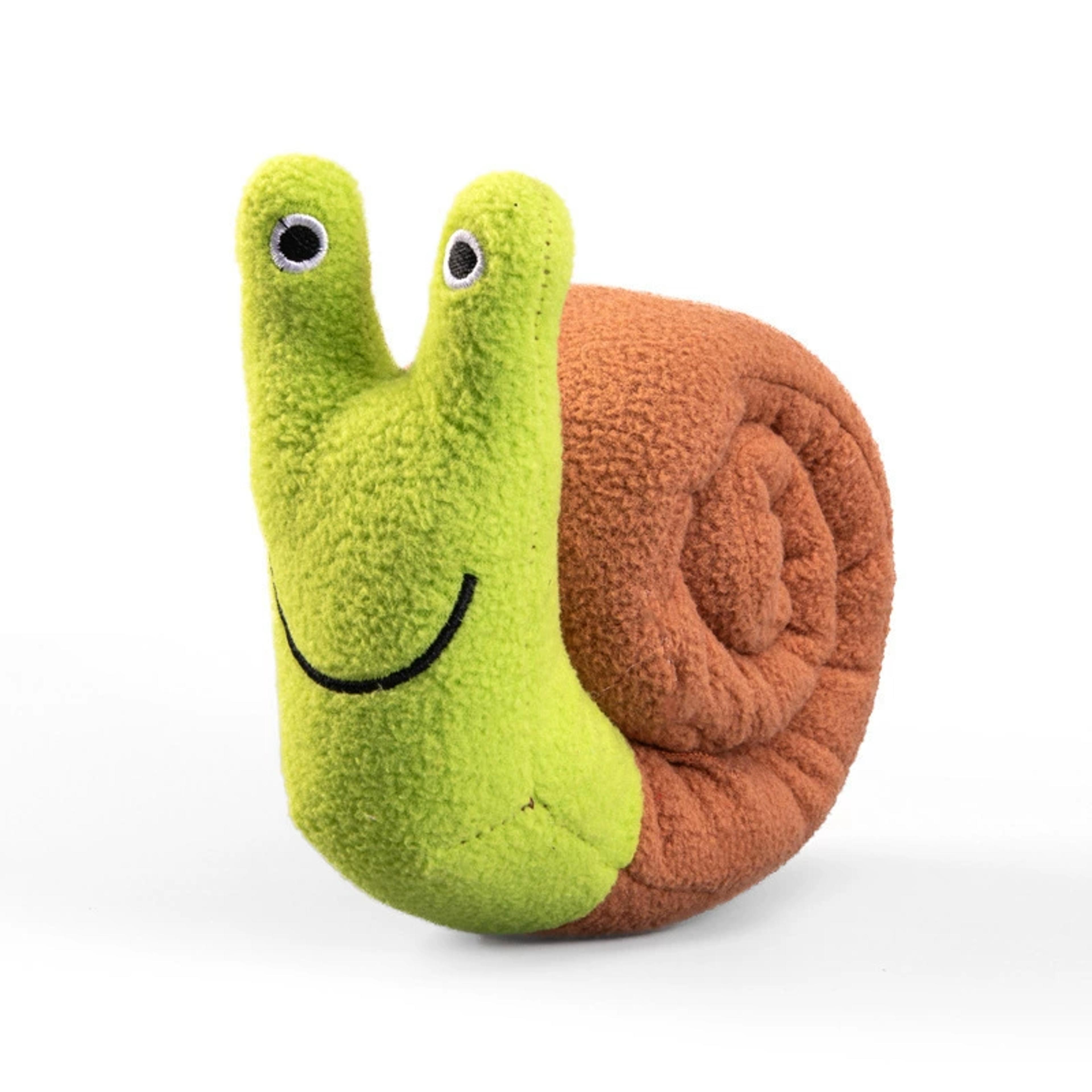 interactive snail dog chew toy for puppy training and boredom relief