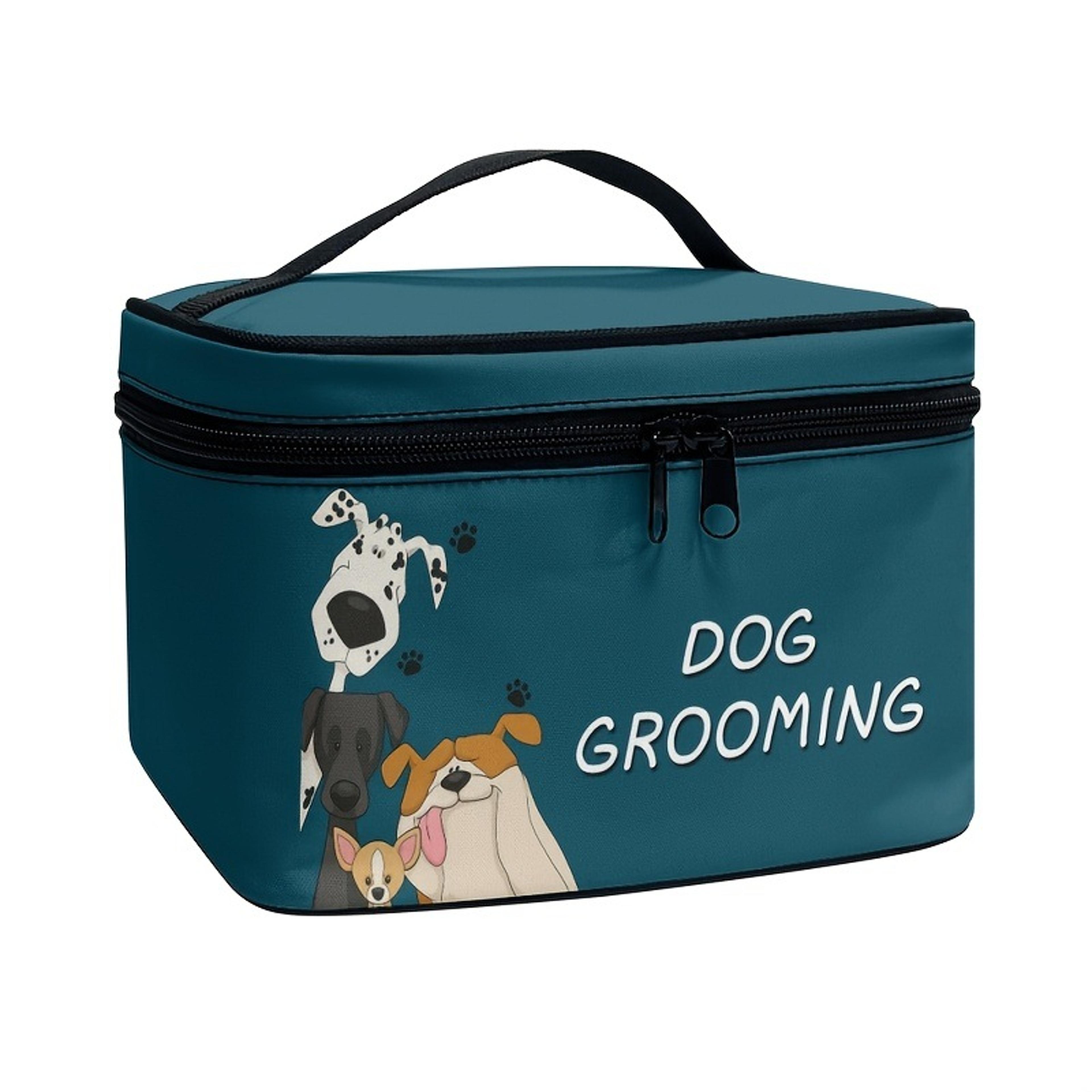 portable waterproof pet grooming storage bag organizer for dog cat accessories