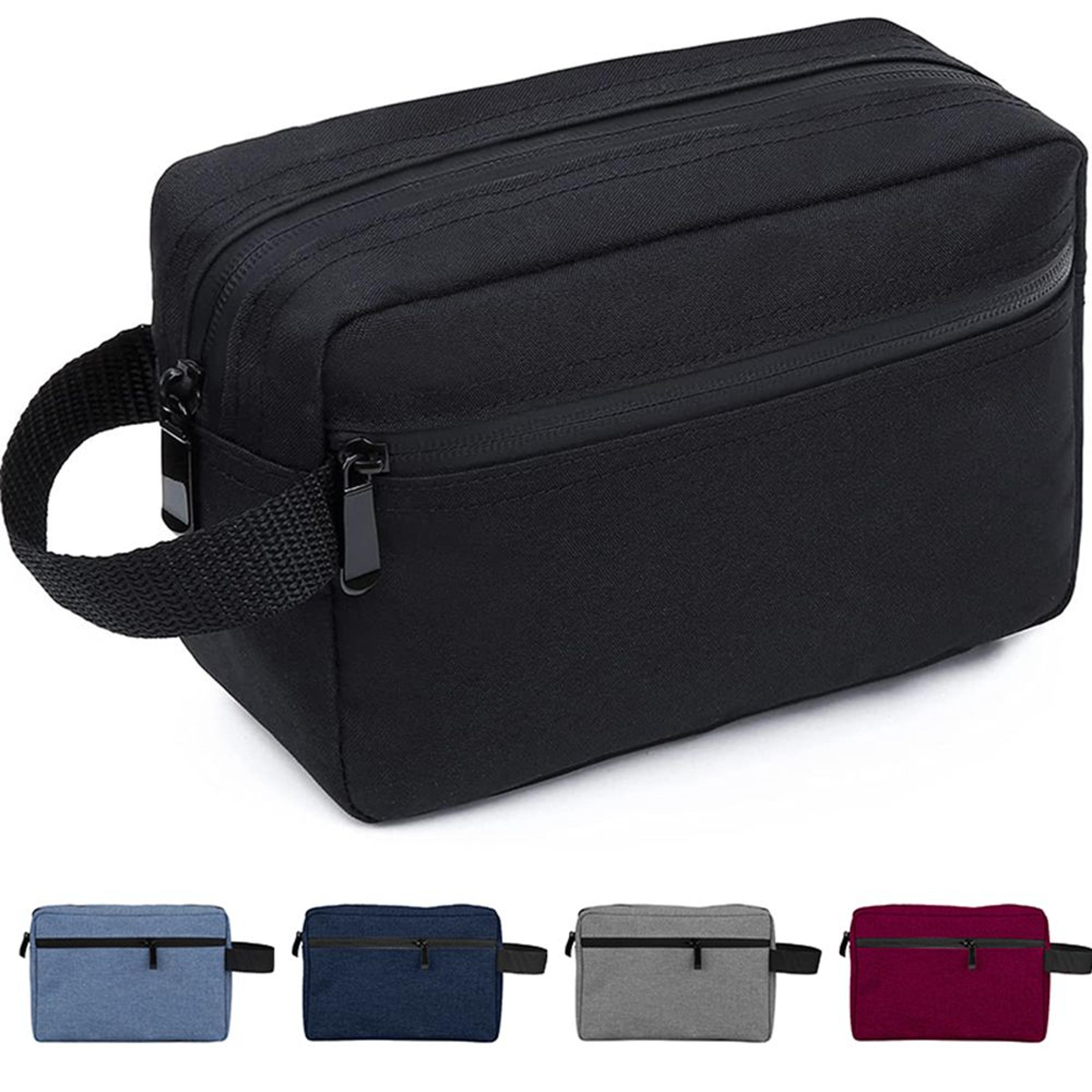 canvas travel cosmetic bag waterproof toiletry organizer makeup pouch