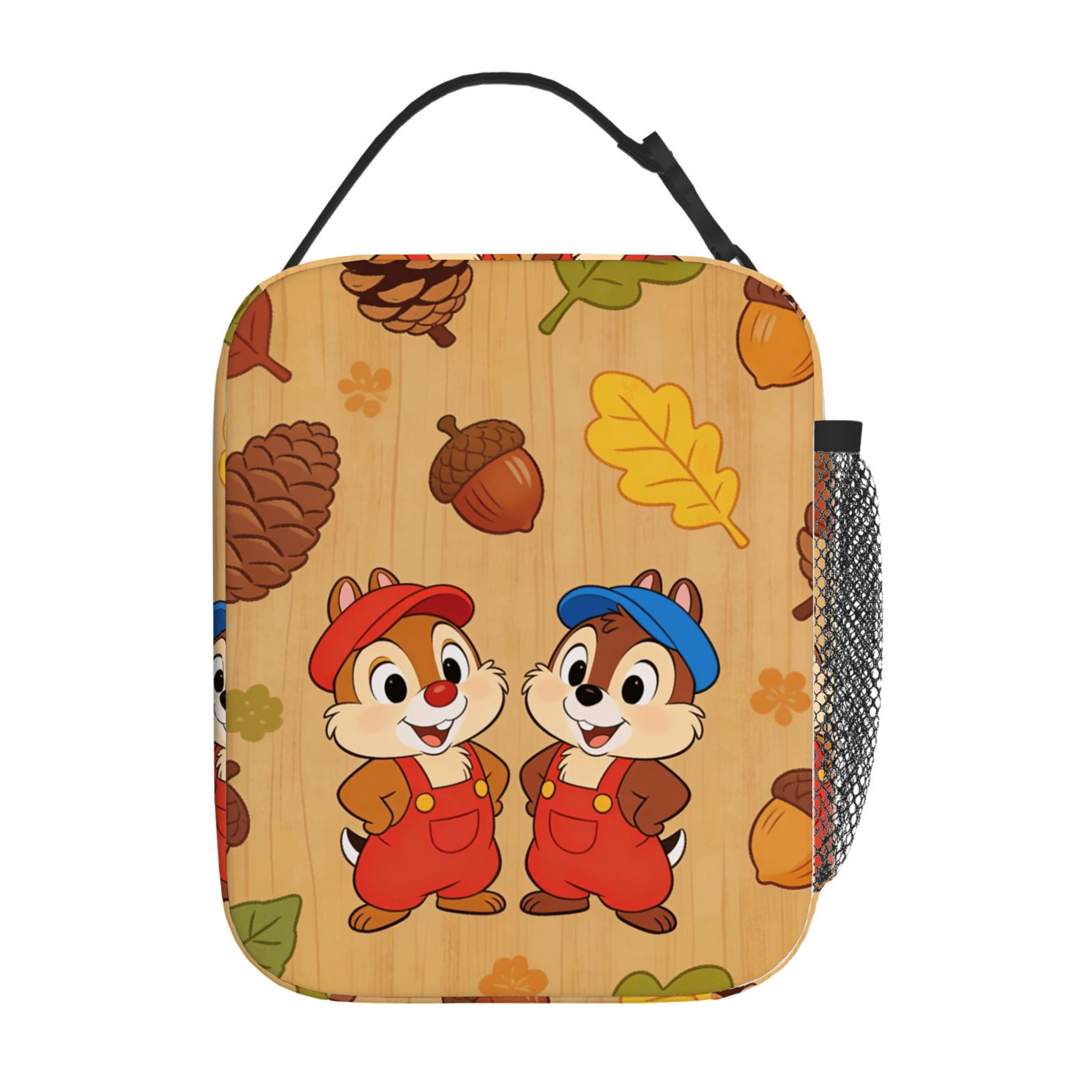 chip dale cute lunch bag insulated portable lunch bag for work school and daily travel