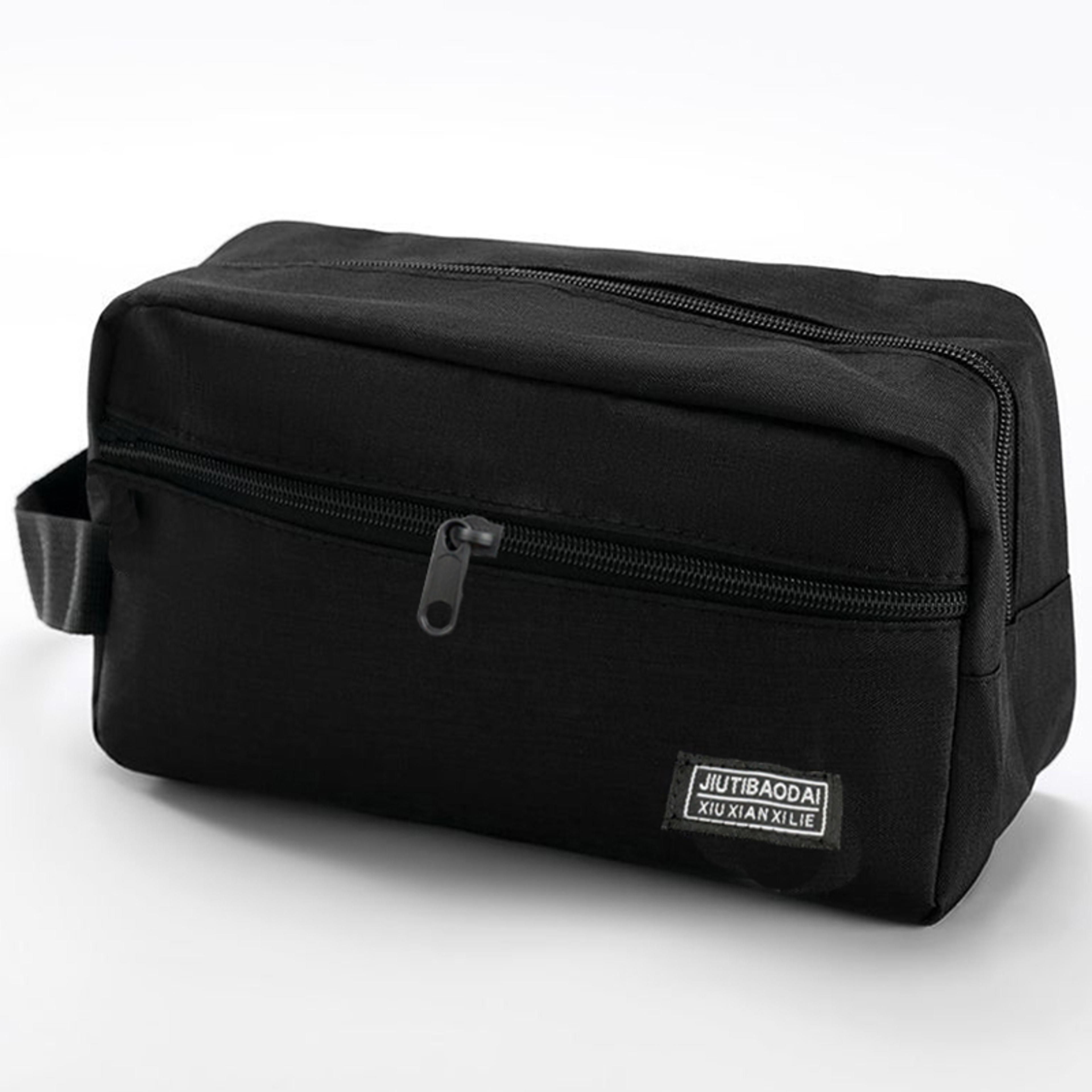 minimalist hanging travel organizer bag for toiletries makeup and essentials
