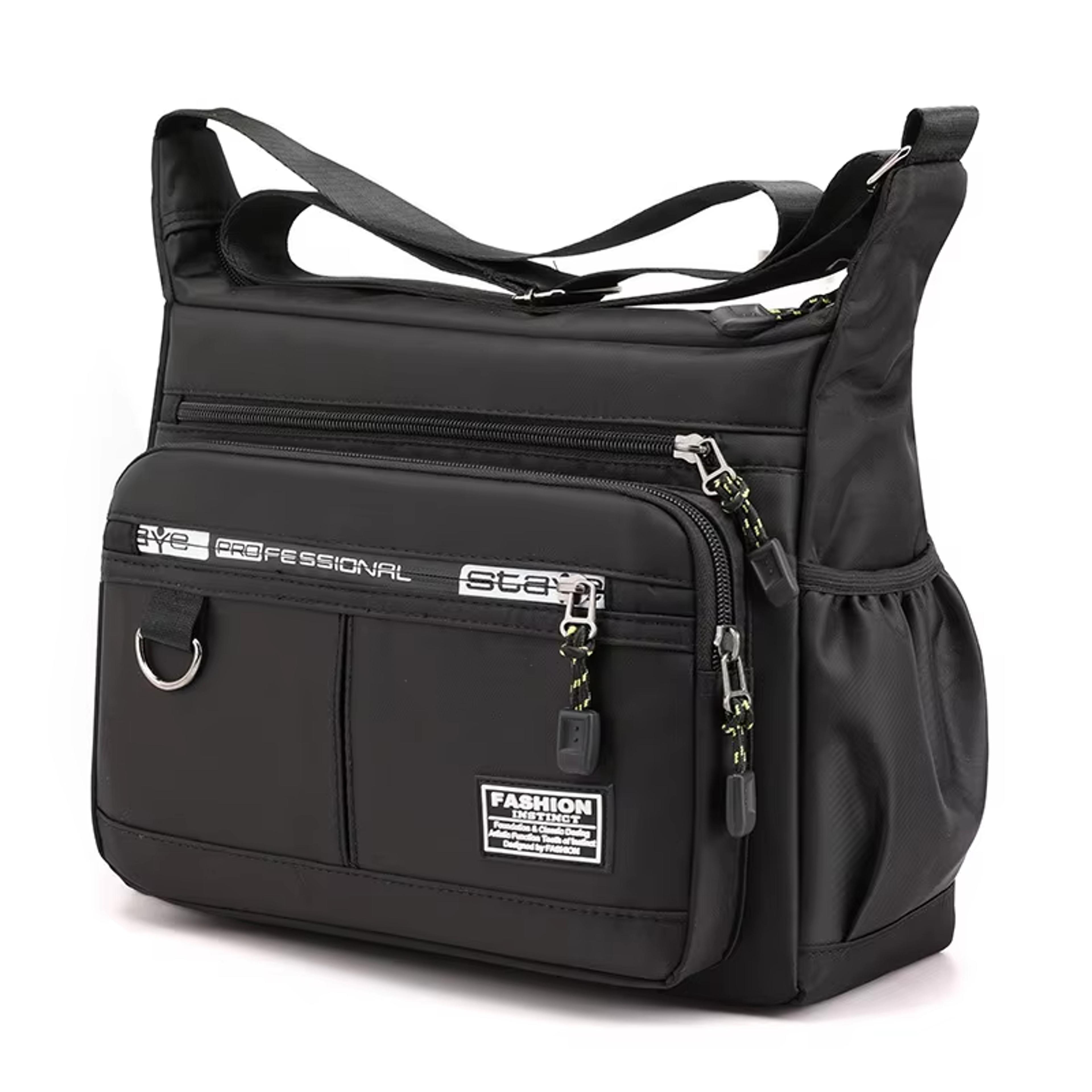 oxford shoulder bag large capacity crossbody messenger bag for men