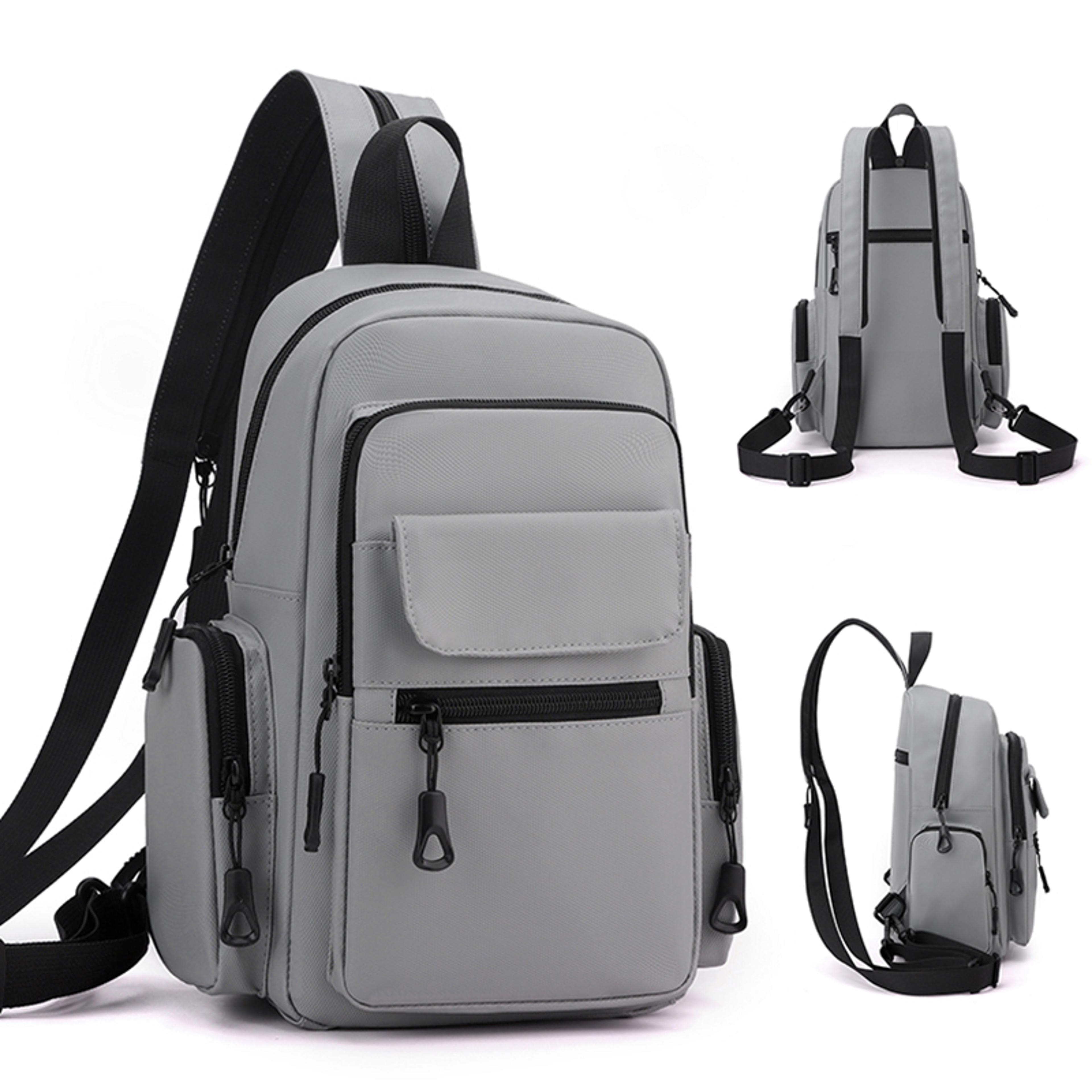 fashionable multifunctional chest bag for men lightweight cycling sling backpack