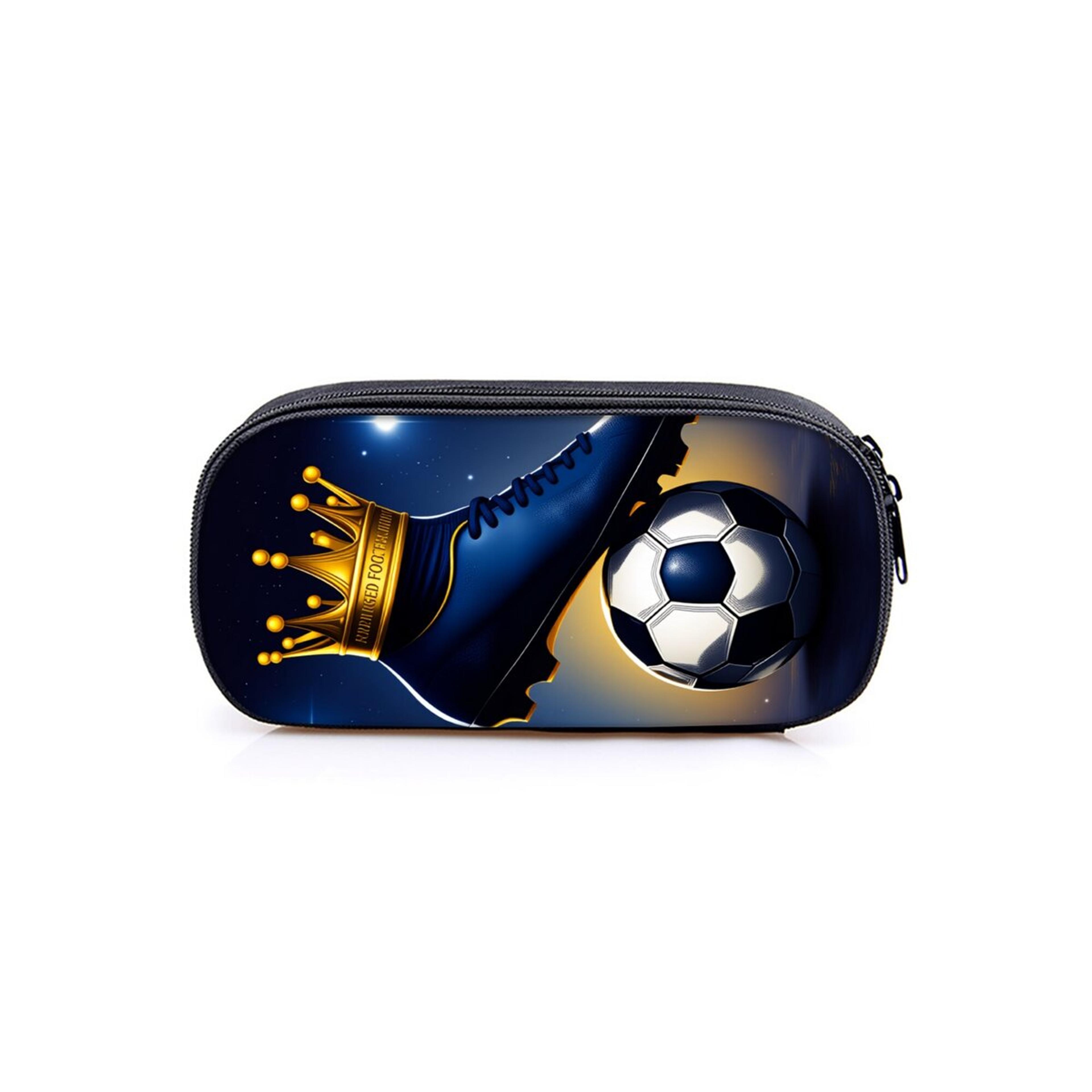 personalized football pencil case for boys girls cartoon school pen bag