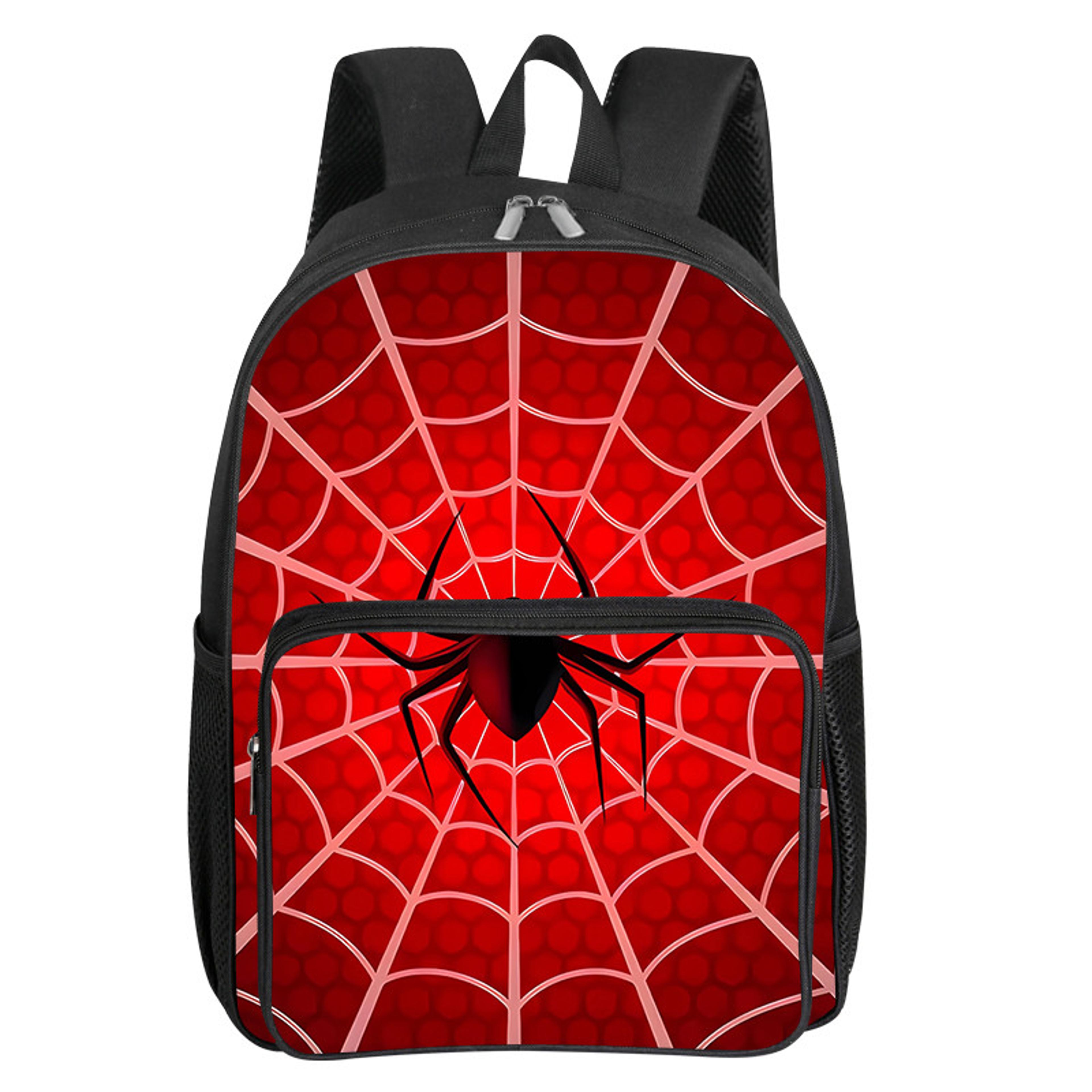 spider cartoon flat design backpack for kids cute school bag gift