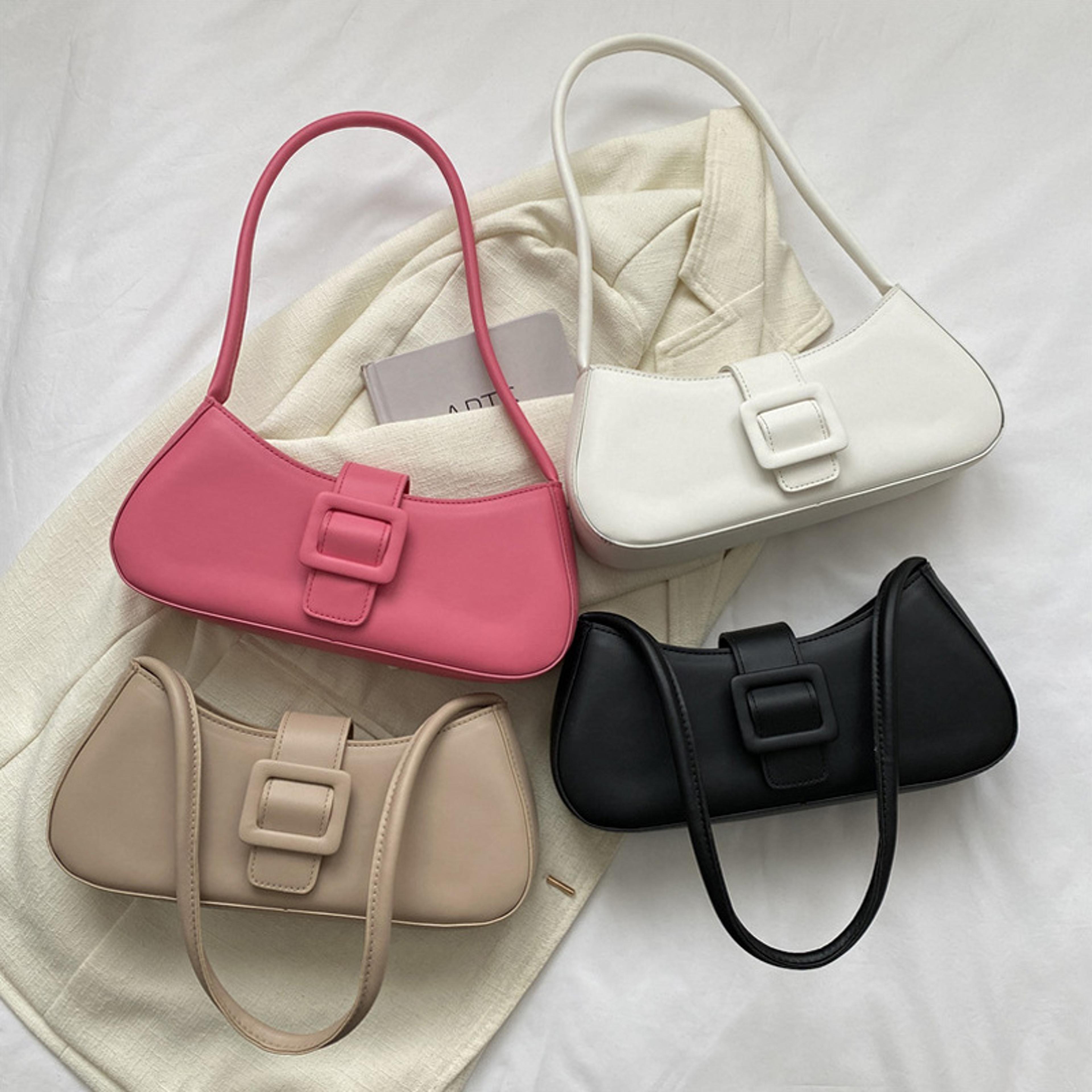 elegant womens square shoulder bag artificial leather underarm handbag for daily style and gifts