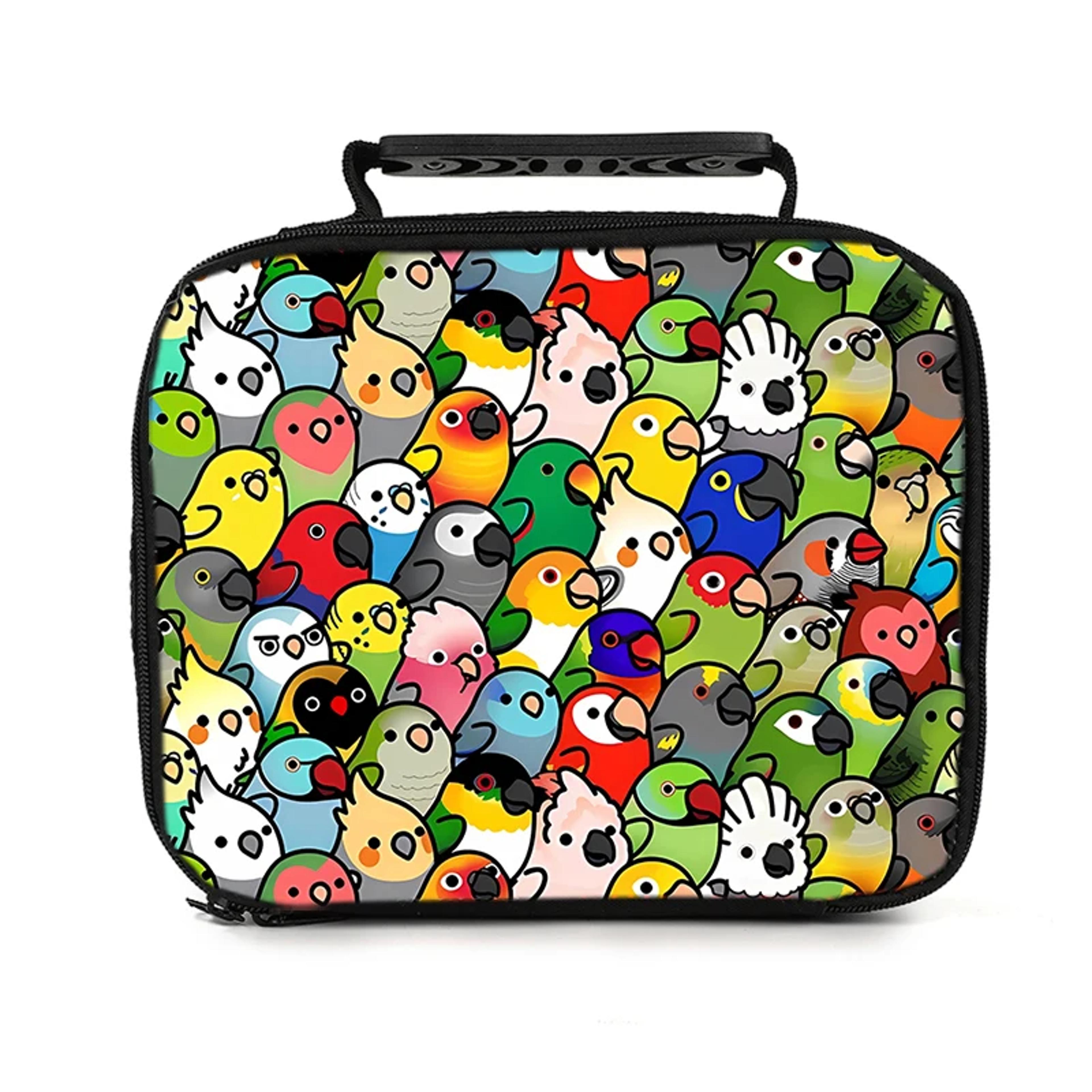 cute bird cartoon lunch bag for kids insulated school lunch box picnic gift