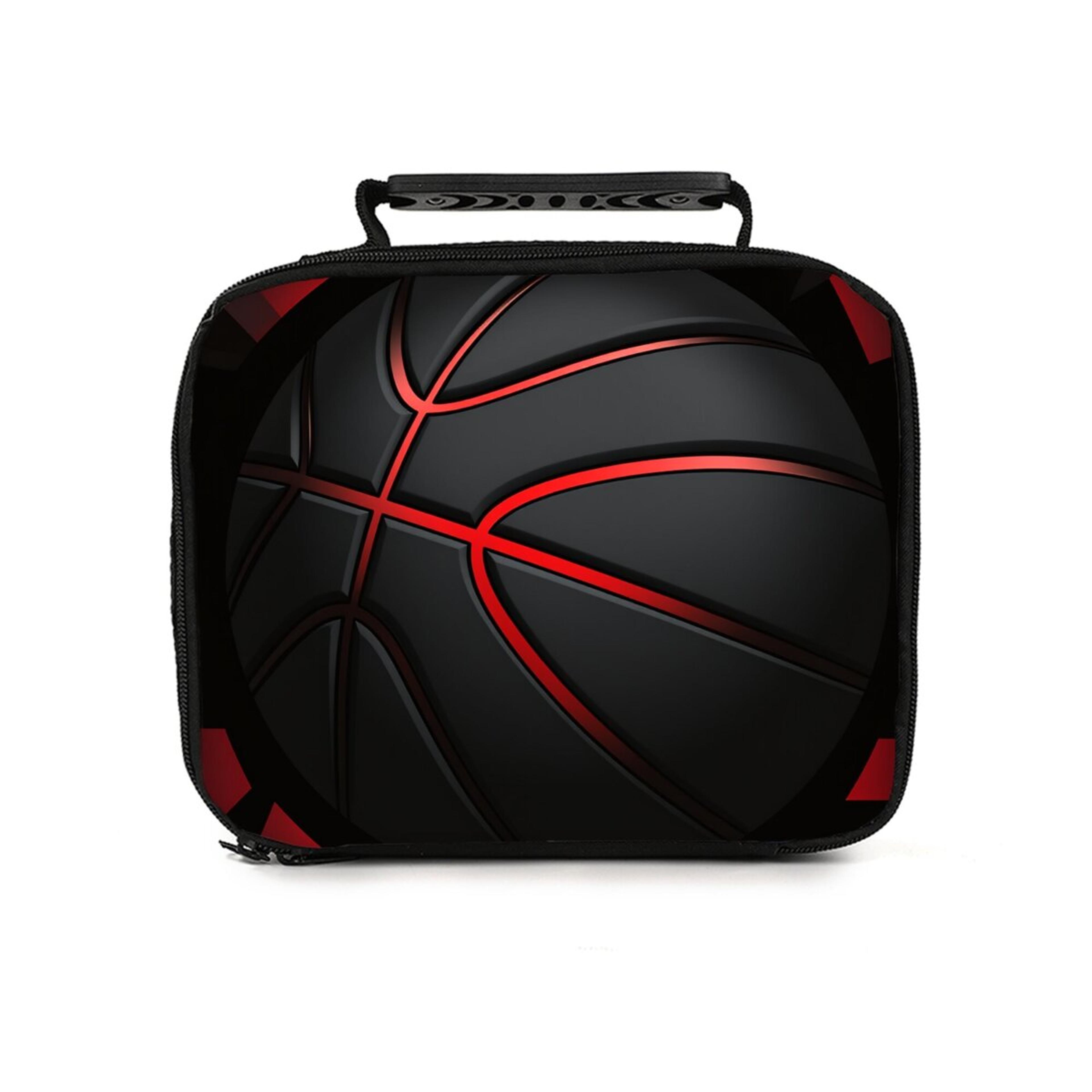 basketball cartoon thermal lunch bag for kids insulated lunch box gift