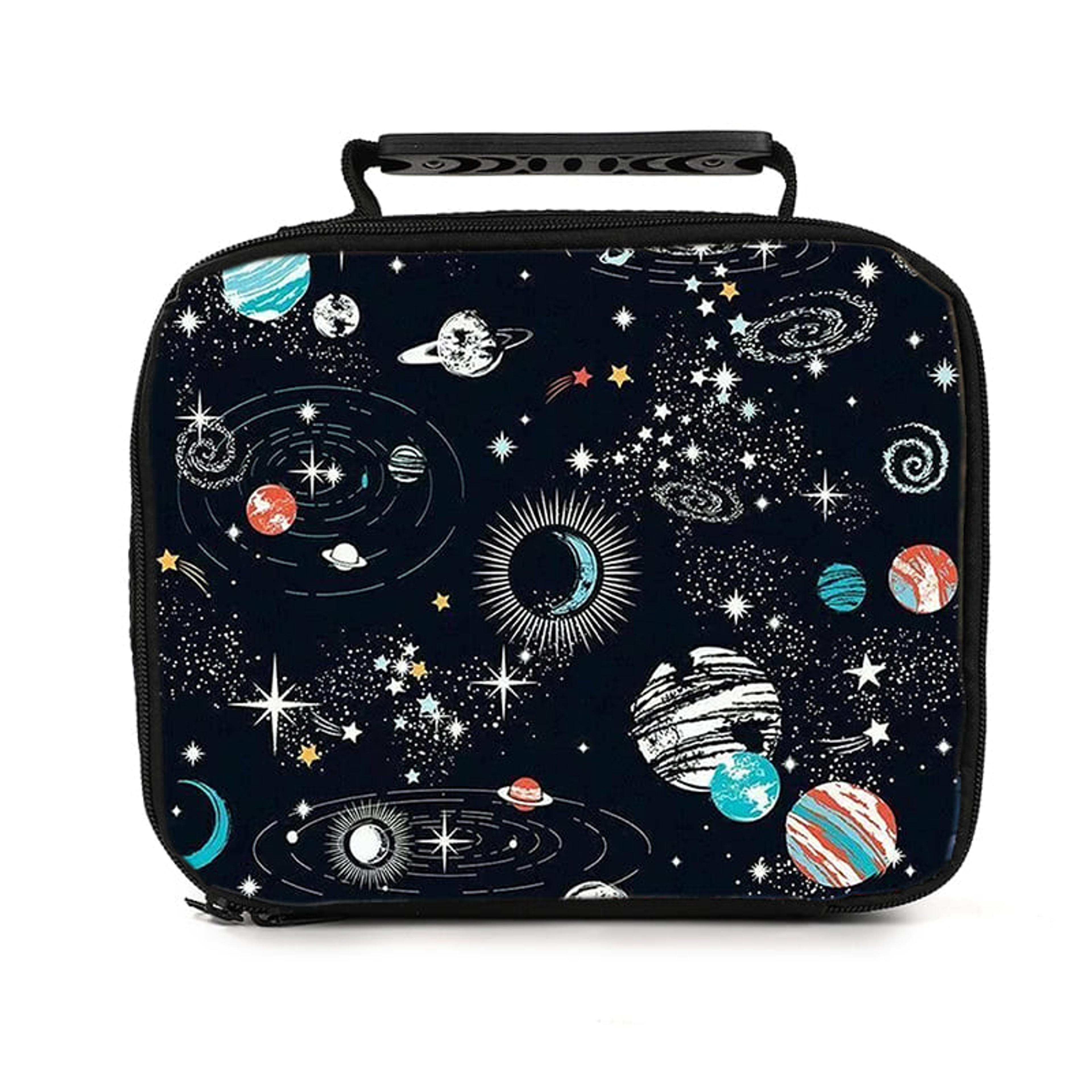 cosmic planet kids lunch bag insulated bento tote for school picnic and travel