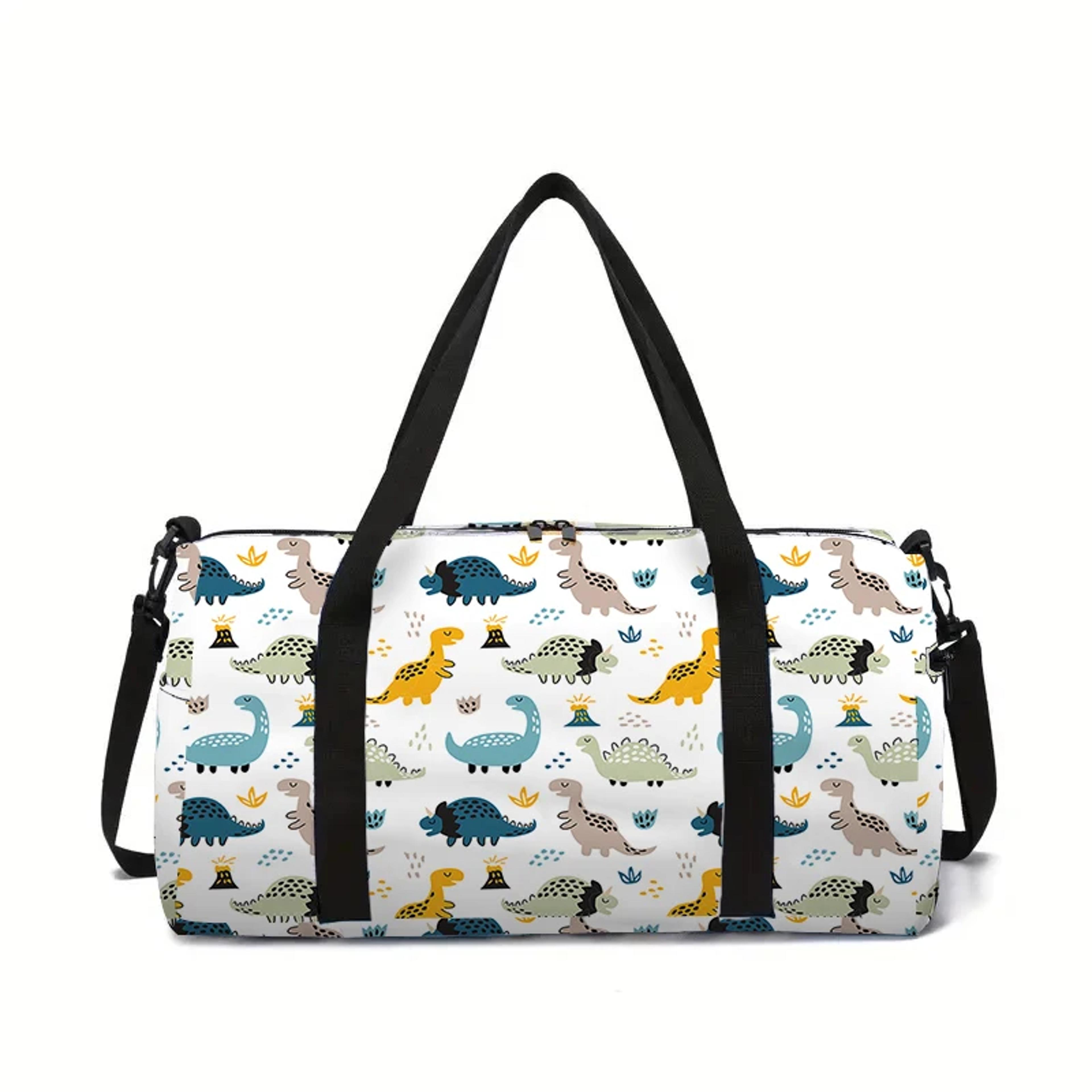cartoon dinosaur kids travel bag large capacity outdoor fitness backpack