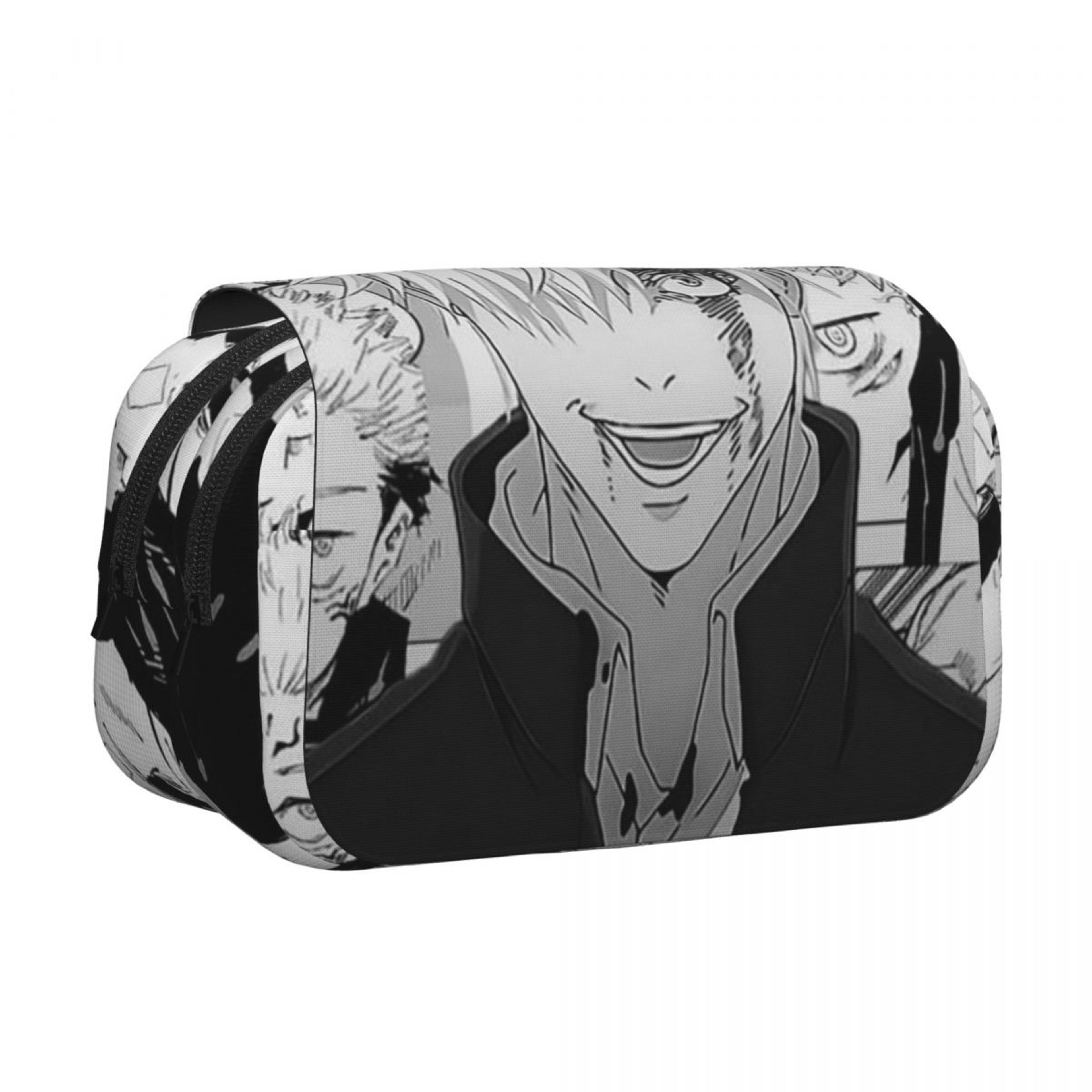 gojo satoru jujutsu kaisen anime pencil case hard shell large capacity pen pouch