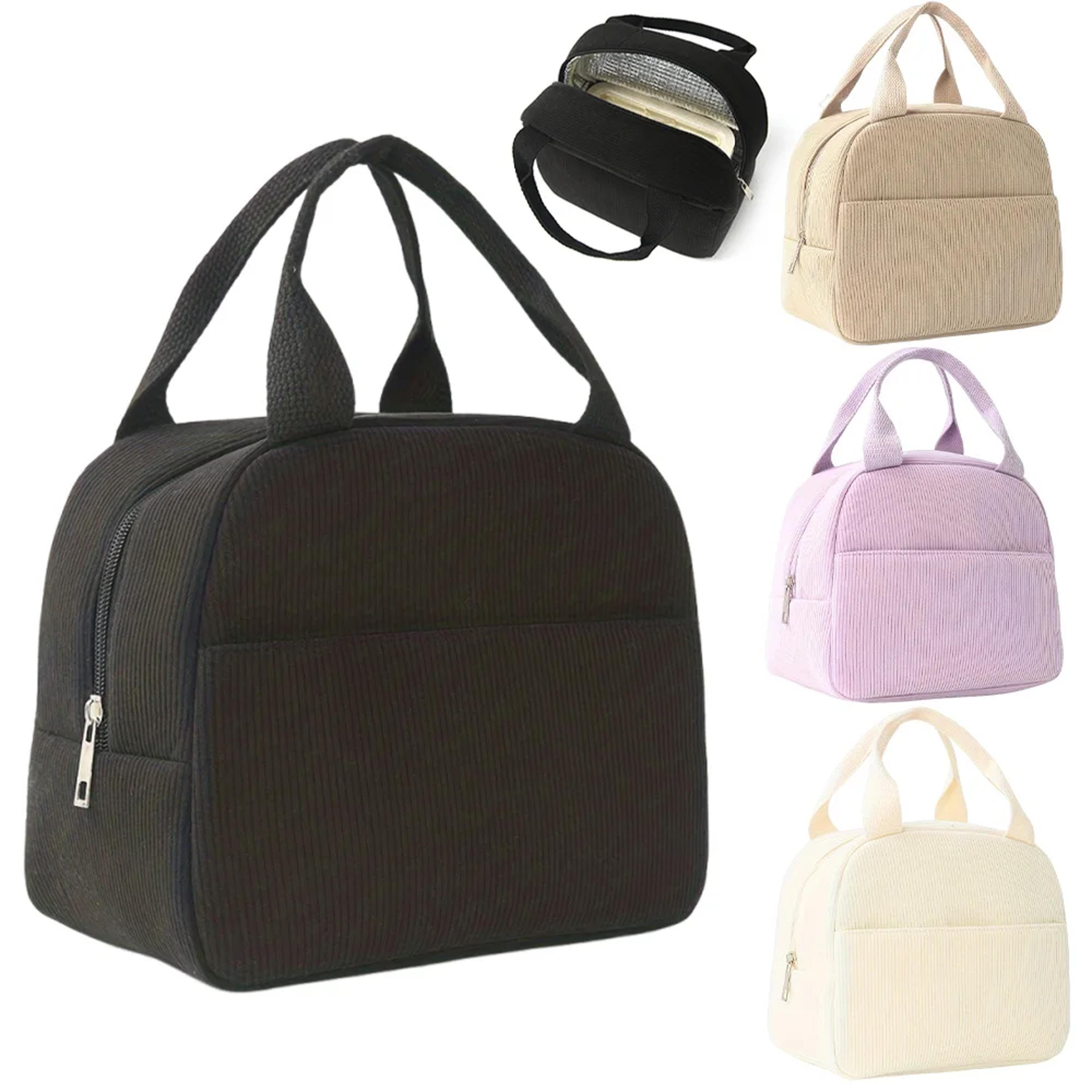 reusable insulated bento lunch bag for kids and adults