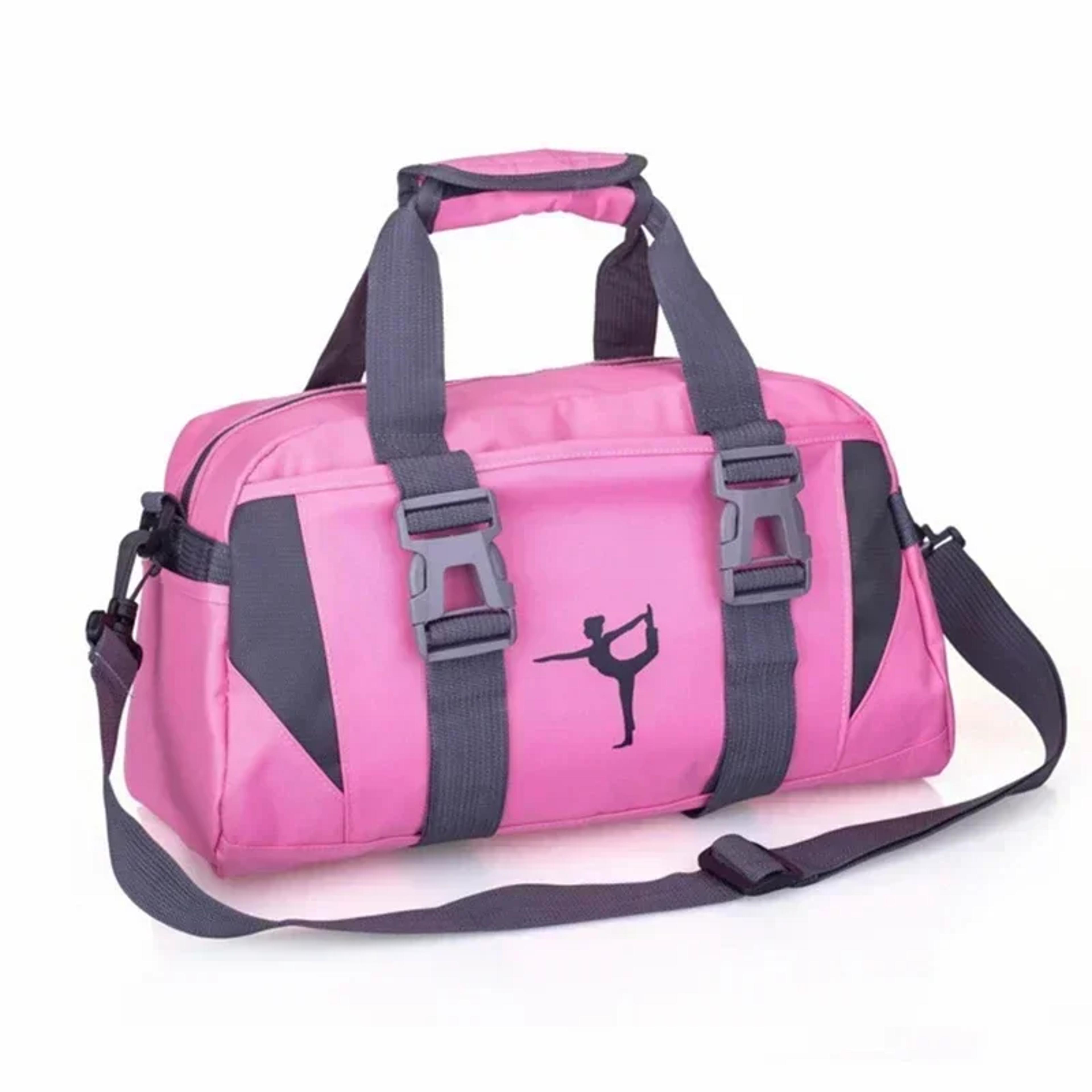waterproof nylon gym bag for women fitness travel shoulder duffel