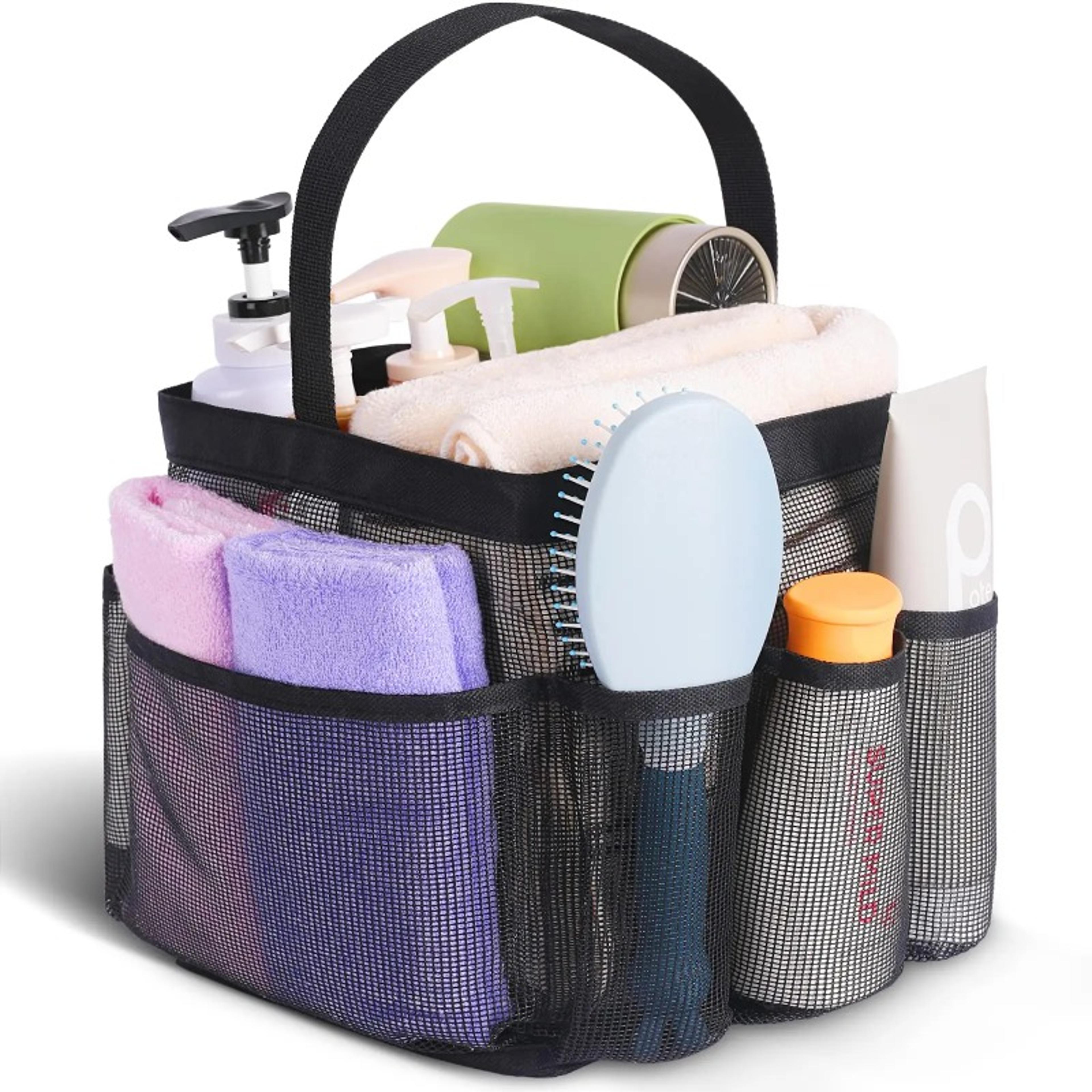 clear mesh toiletry bag waterproof travel organizer for cosmetics and shower essentials