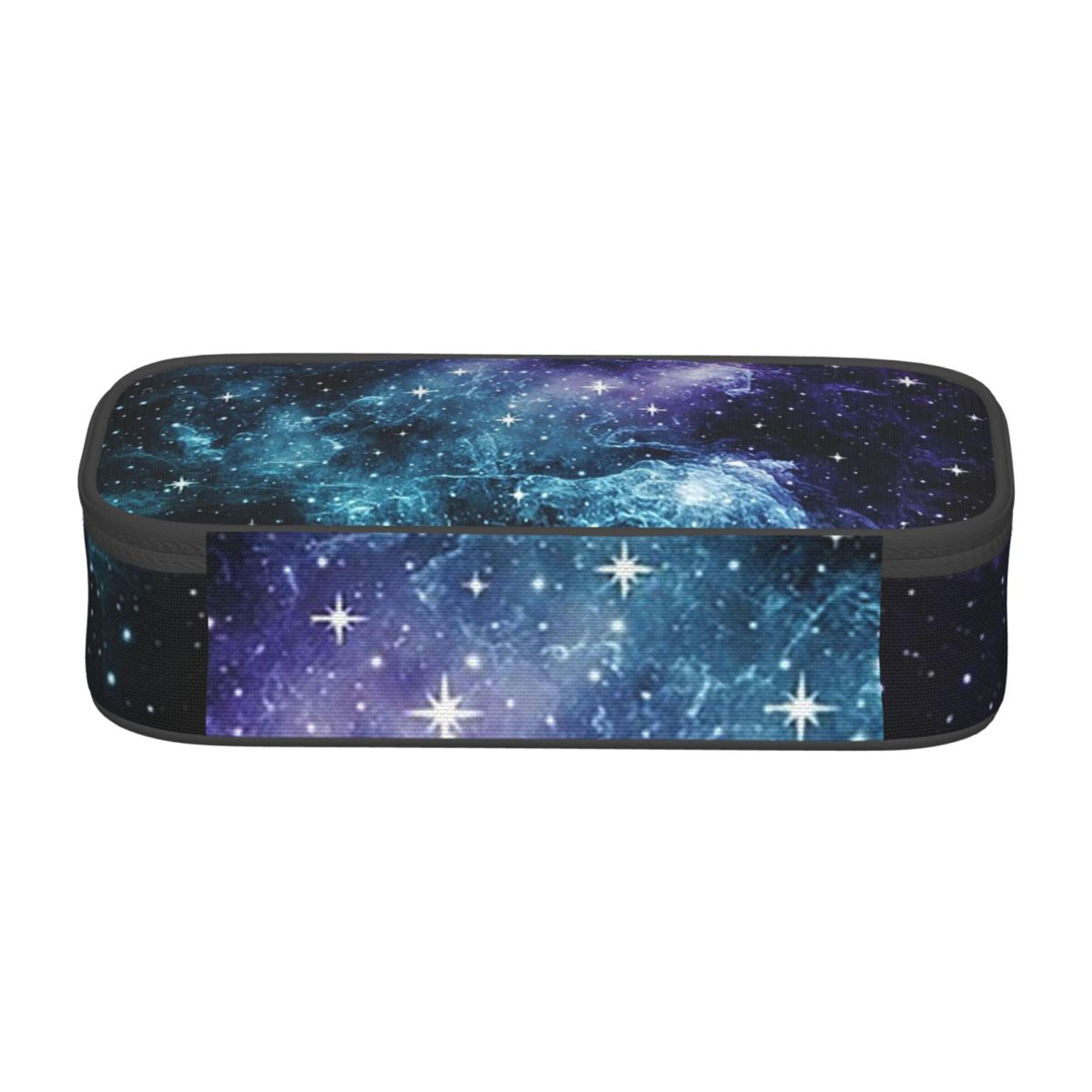 galaxy nebula pencil case large capacity pencil pouch for kids school supplies