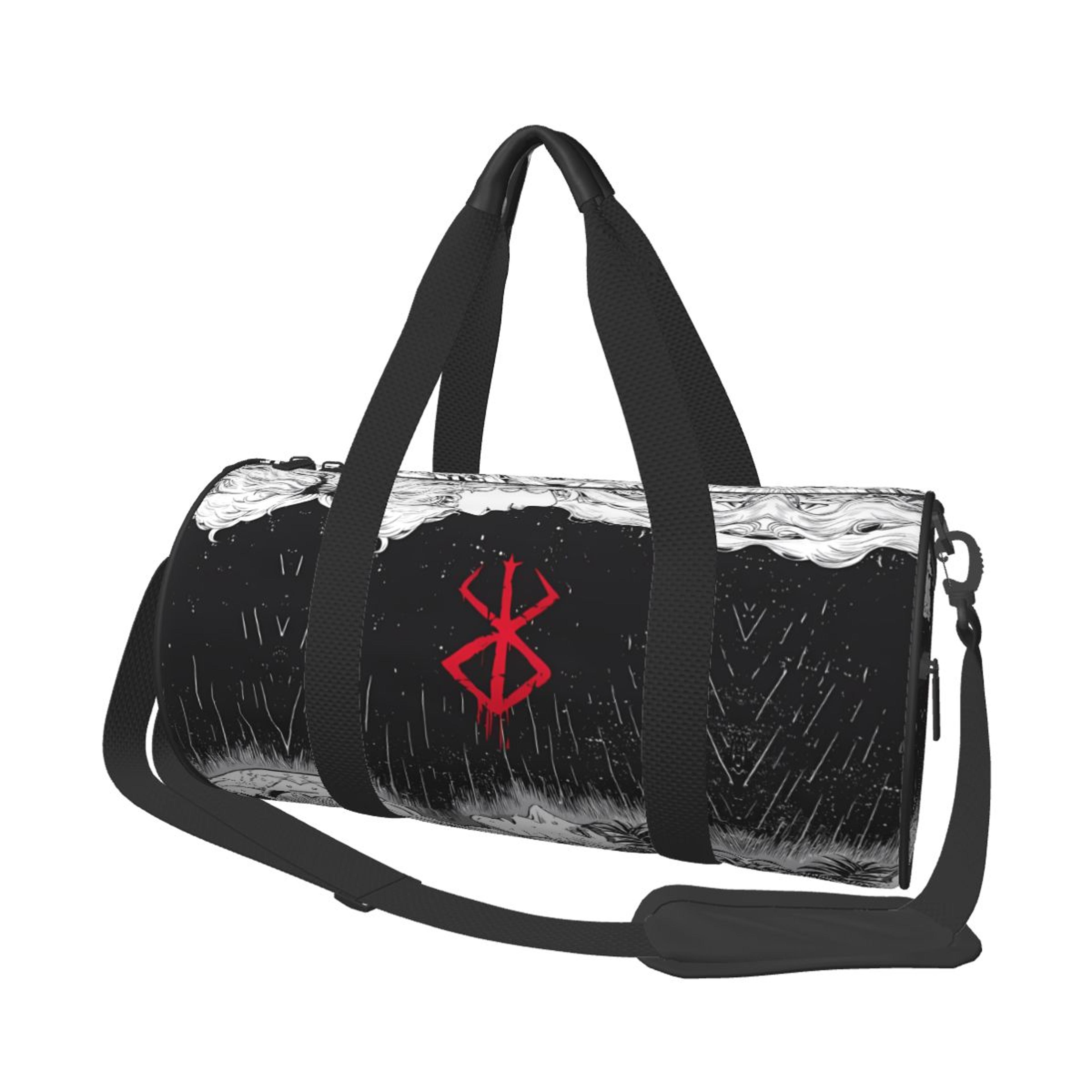 japan anime berserk gym bag waterproof large capacity travel sports handbag