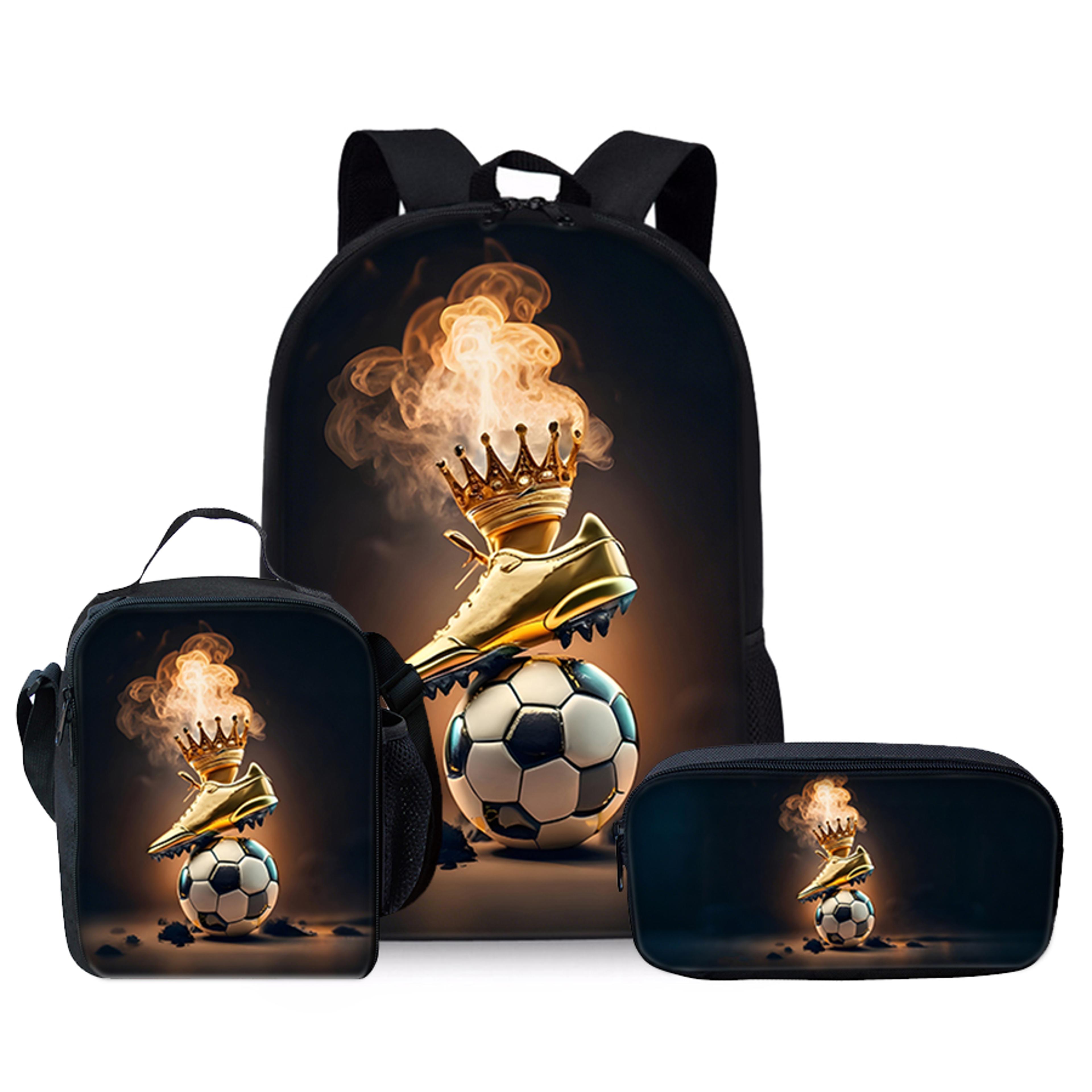 football school backpack set with lunch bag and pencil case for kids