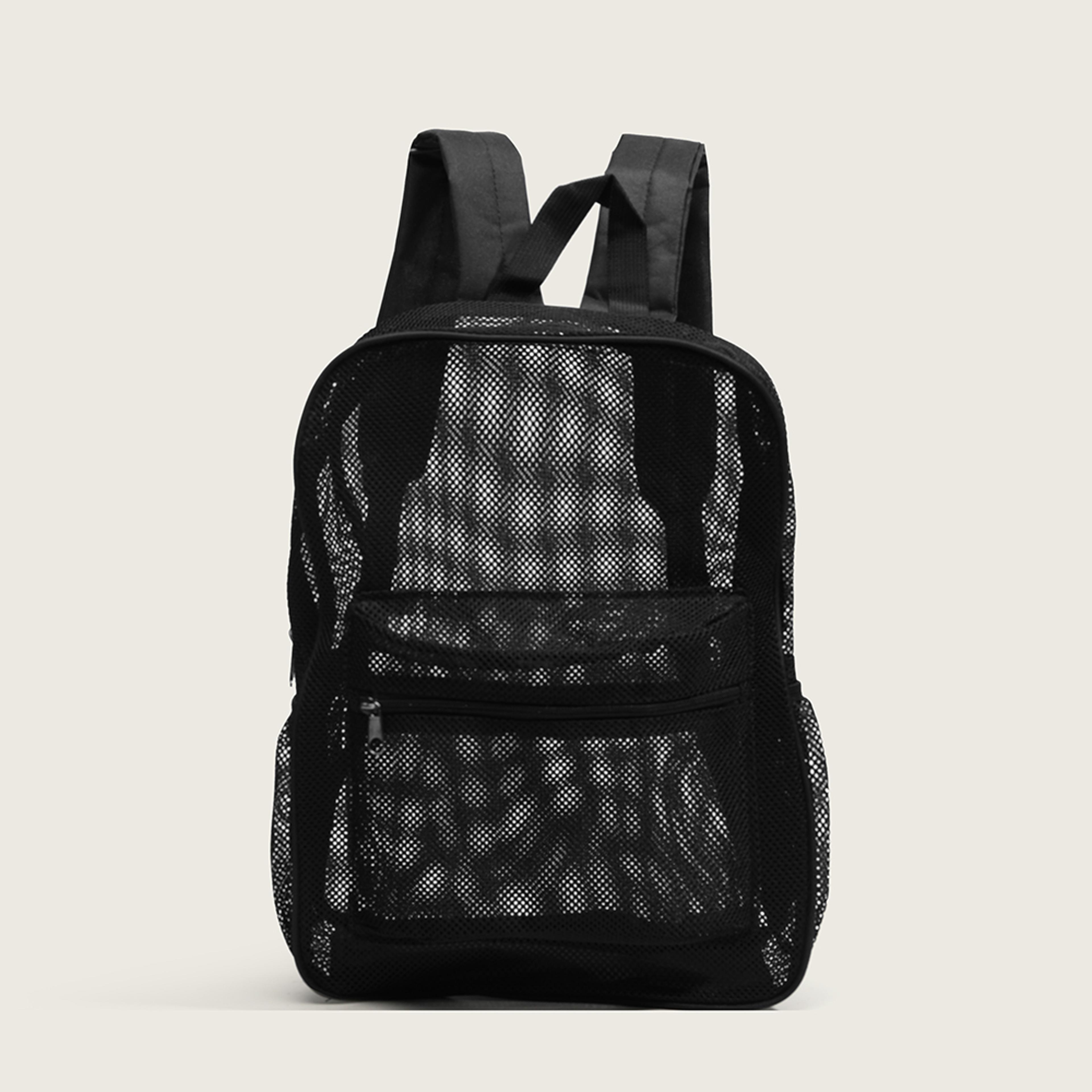 avant garde mesh backpack stylish lightweight streetwear bag