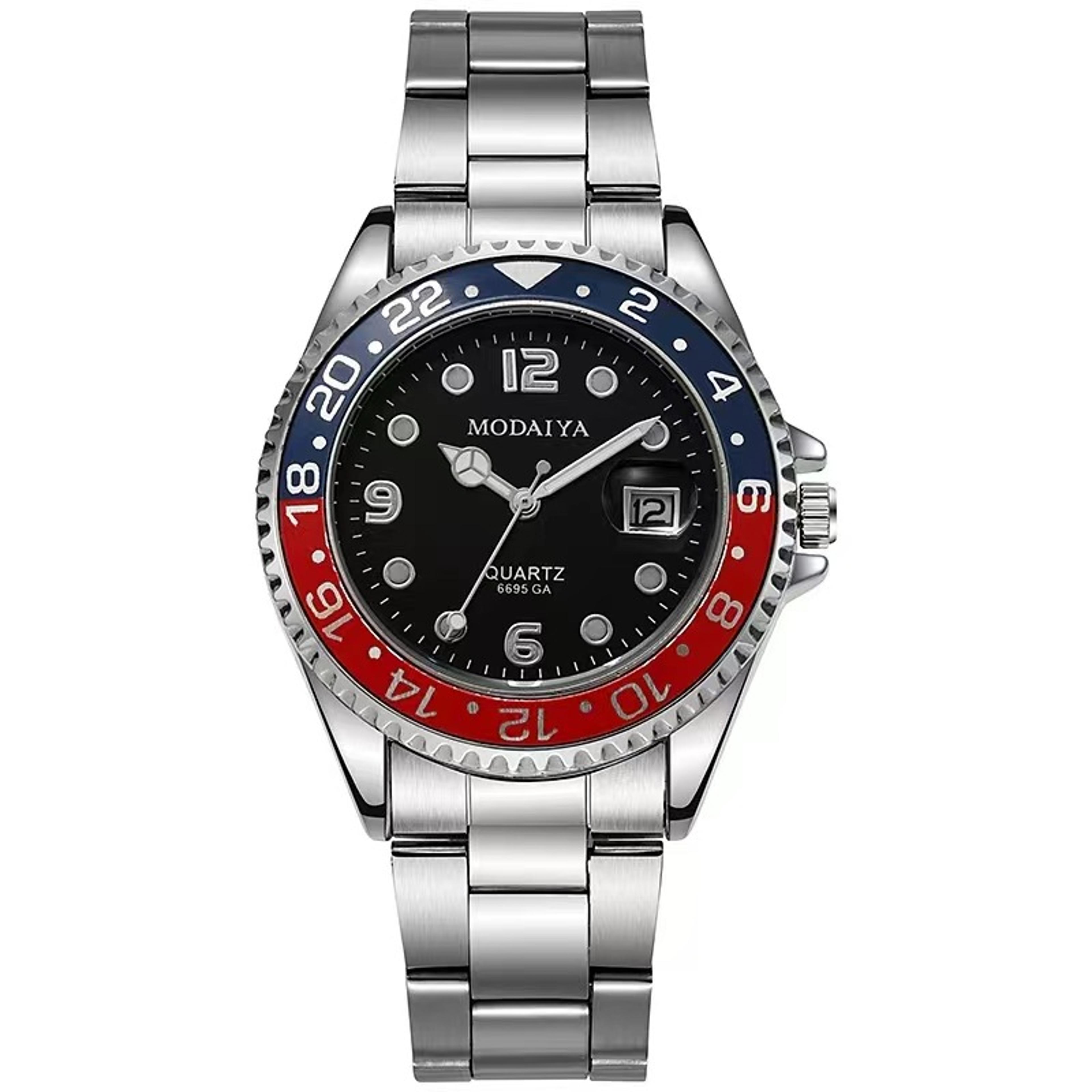 luxury military steel quartz watch for men sport style waterproof wristwatch