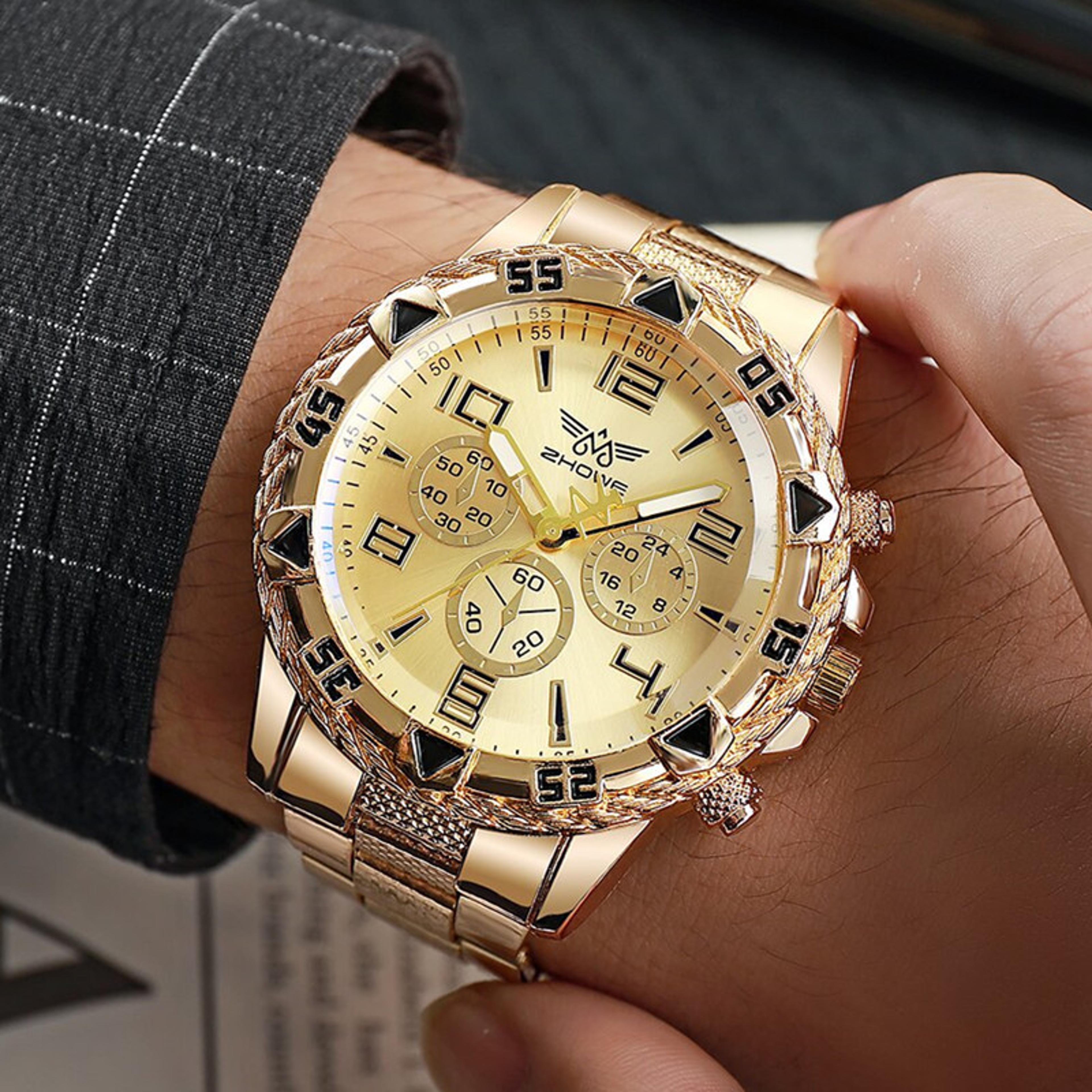 luxury steel business watch for men classic fashion wristwatch