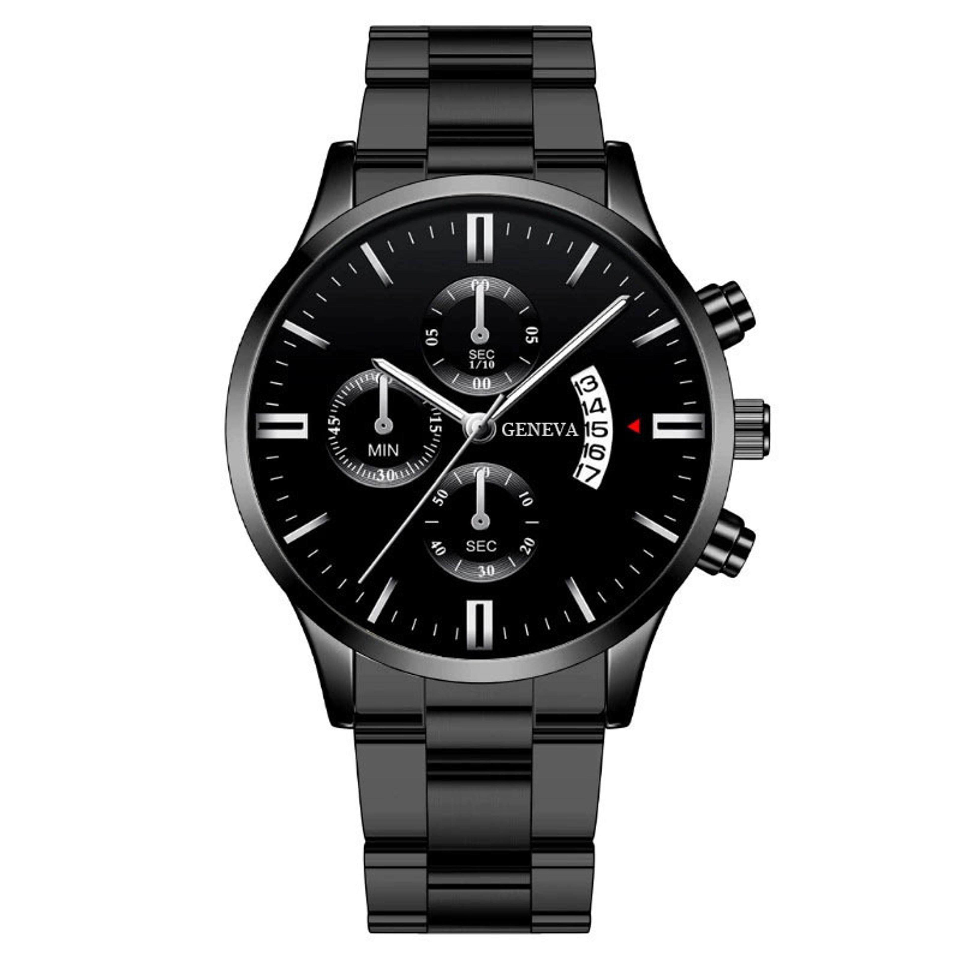 luxury diver watch for men sport quartz wristwatch with date display