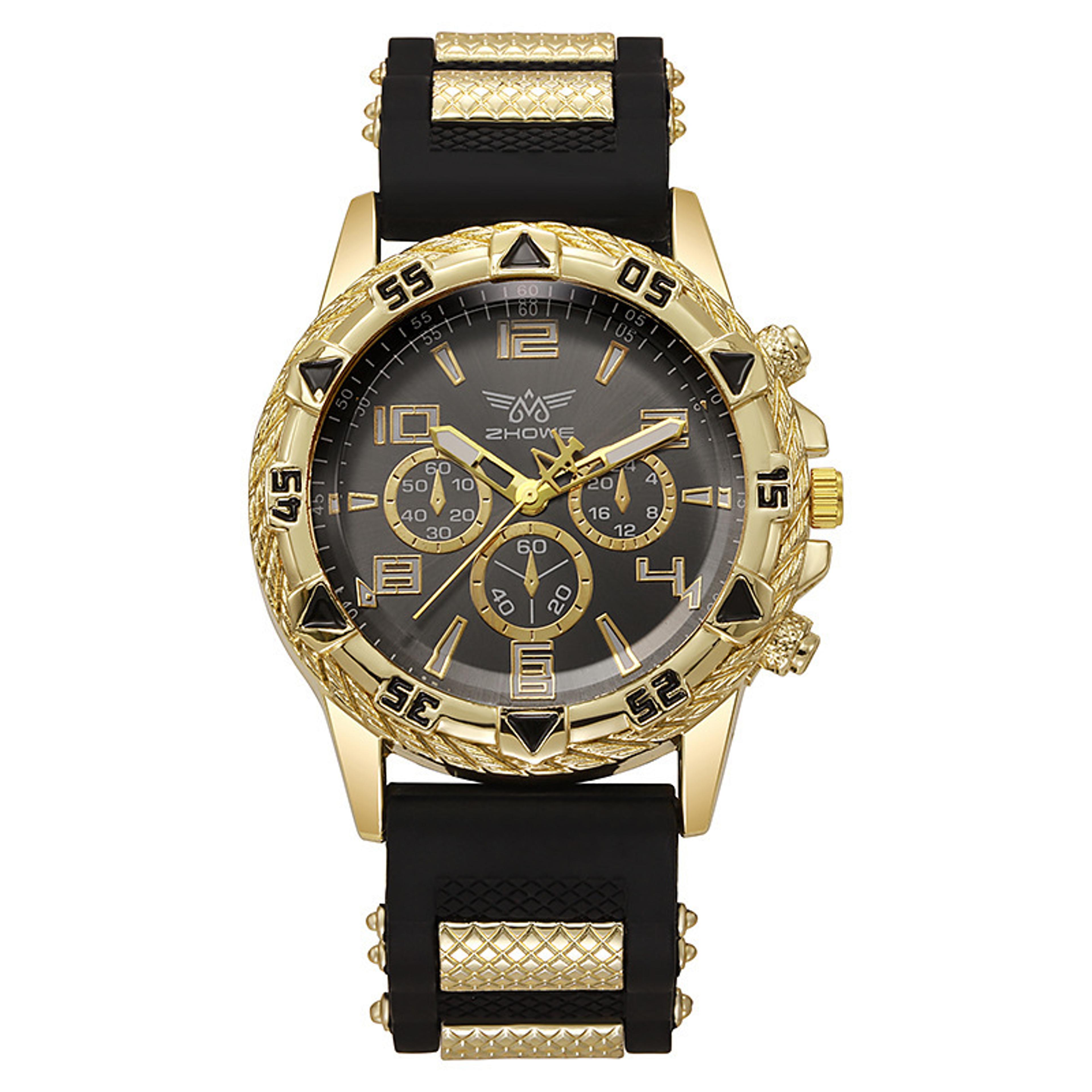 luxury mens stainless steel quartz watch sports casual business wrist watch
