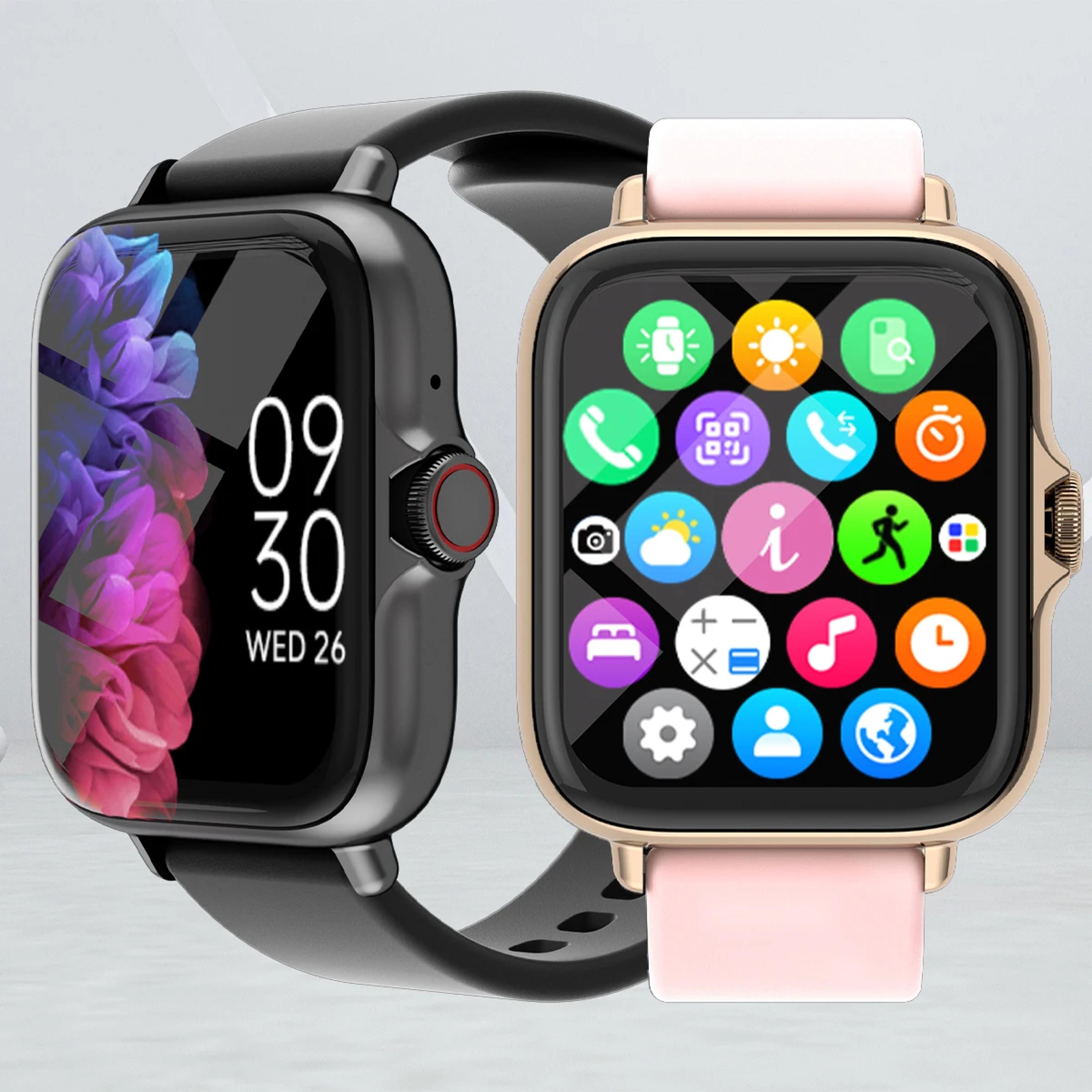 smart watch with call answering fitness tracking sleep monitor