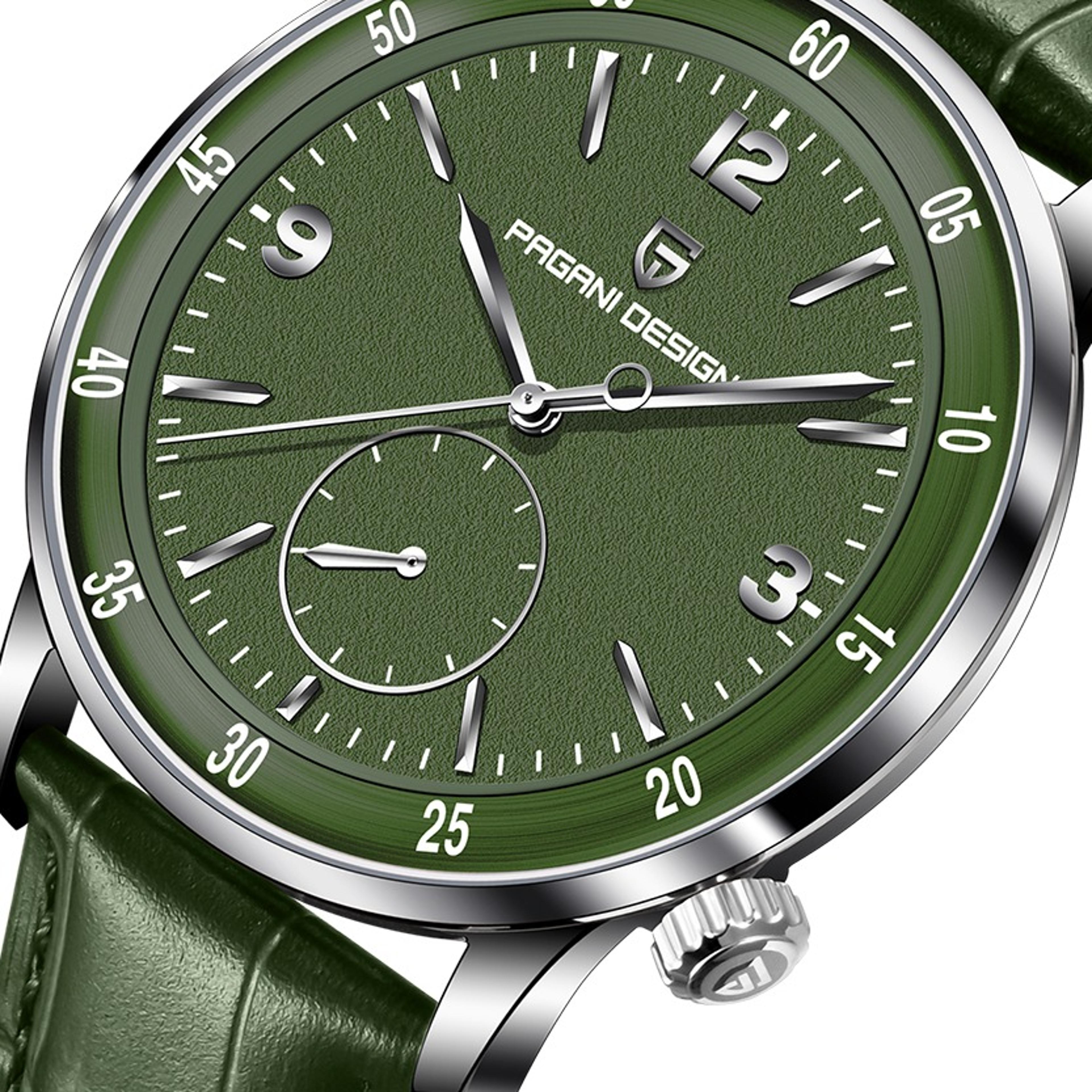 mens mechanical watch with sapphire glass waterproof luxury timepiece