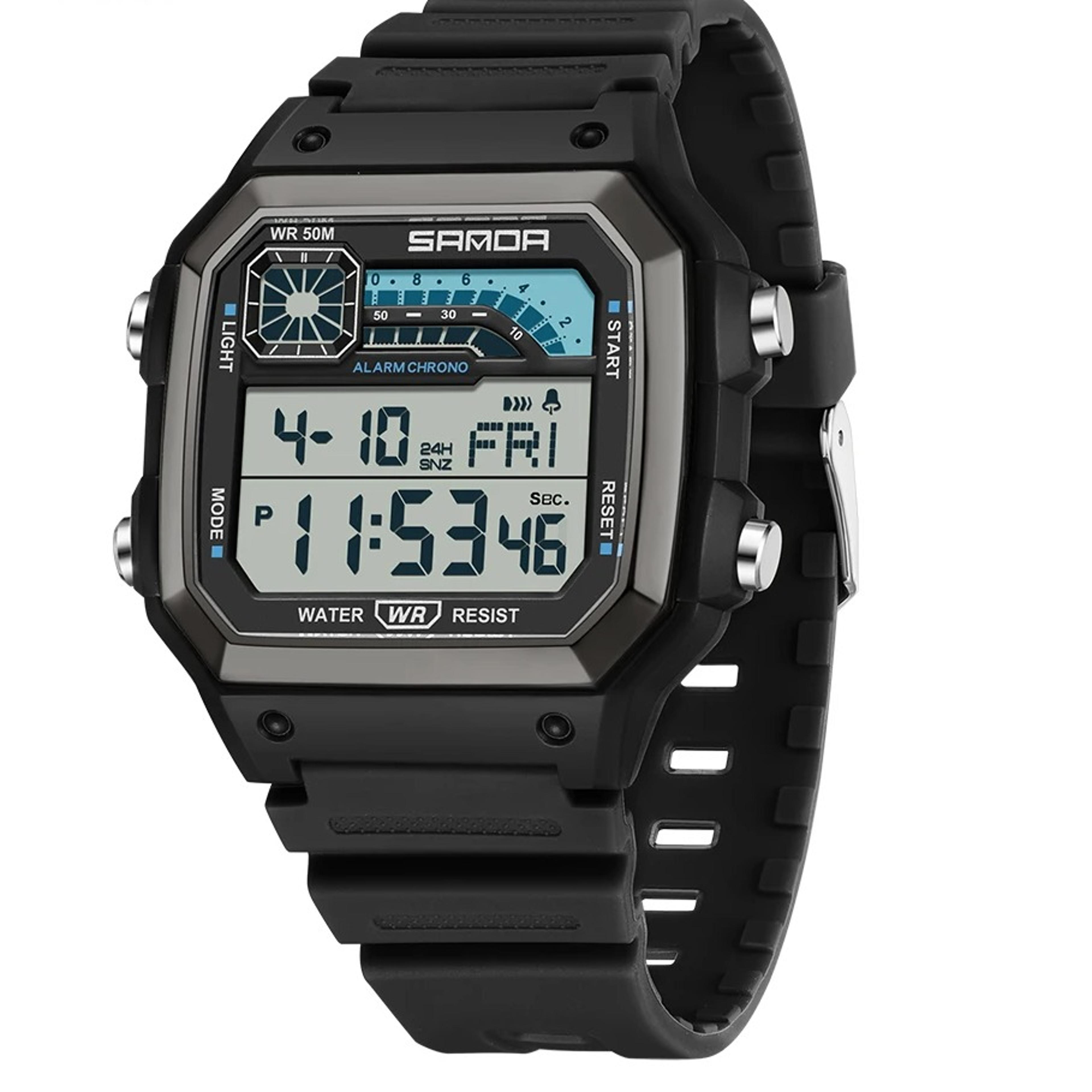 mens digital watch waterproof led sports watch