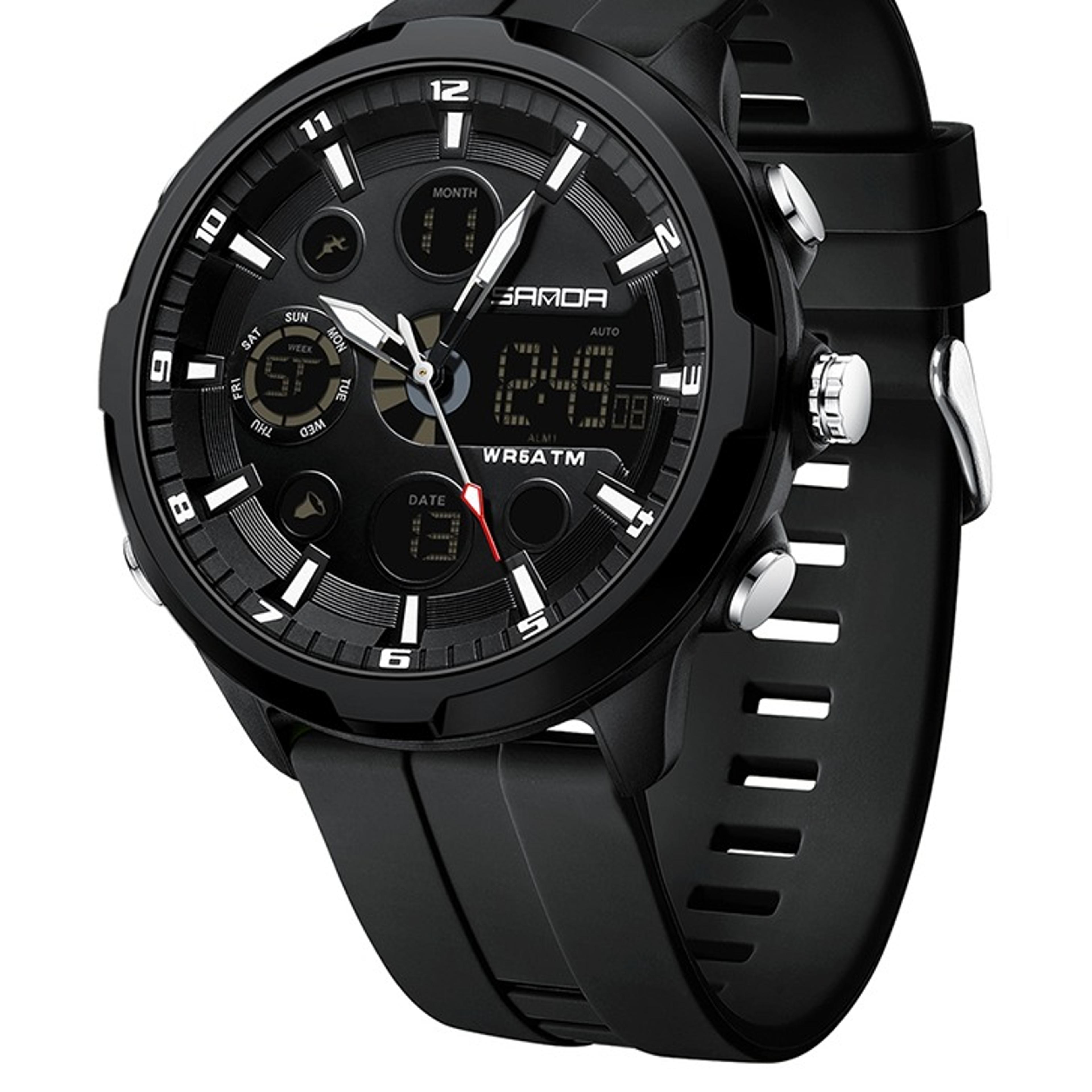g style mens dual display waterproof digital sports watch with led backlight