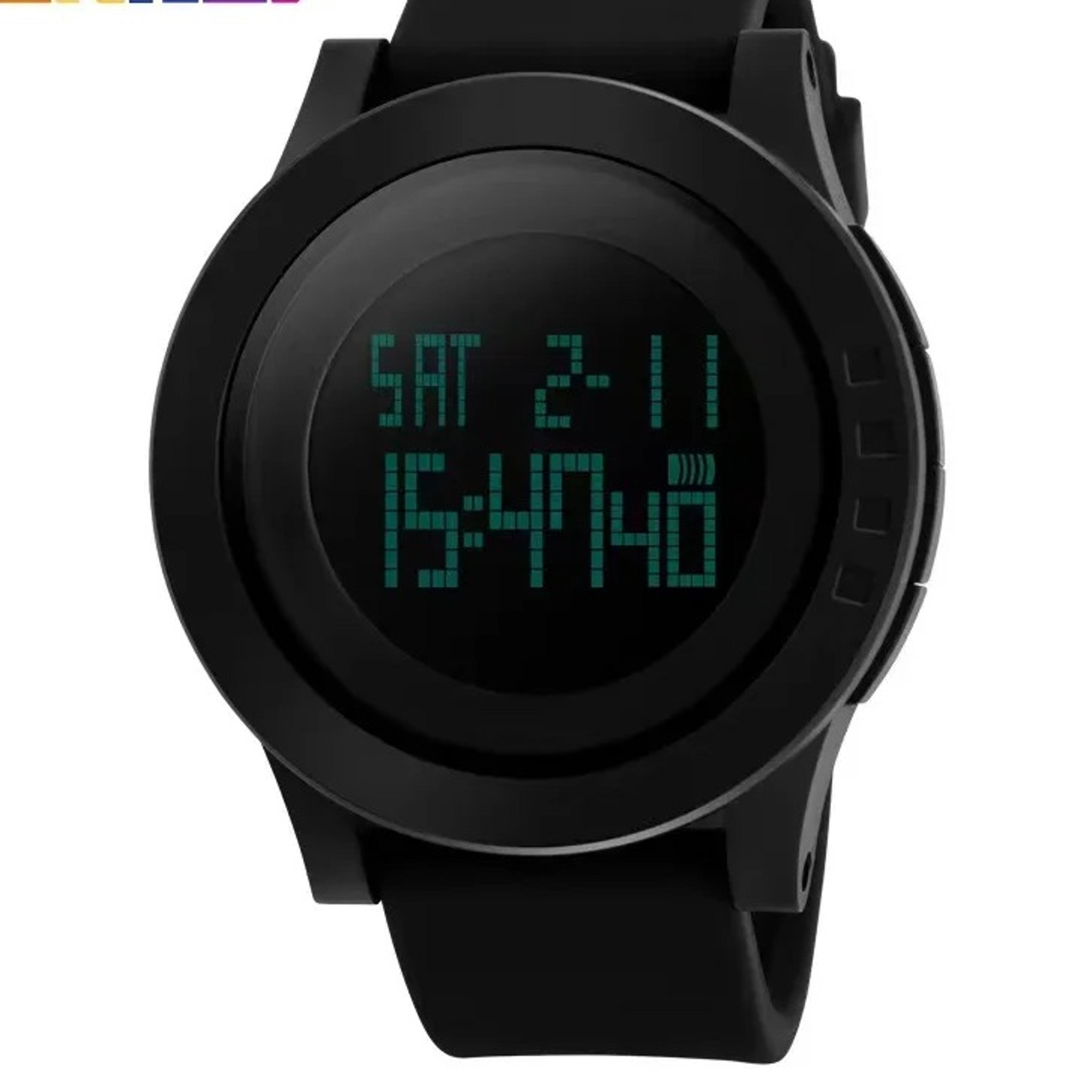waterproof alarm calendar digital sports watch men large dial led wristwatch