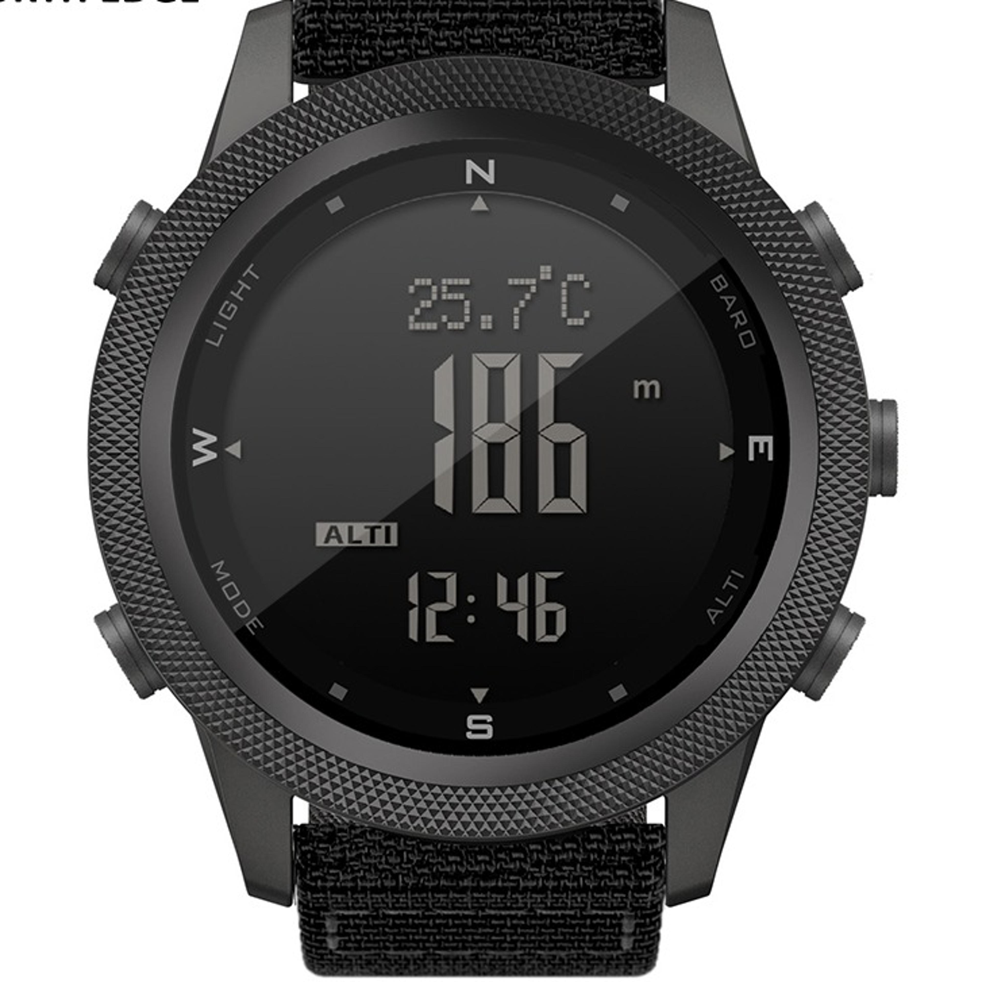 outdoor digital sports watch with altimeter barometer compass and water resistance