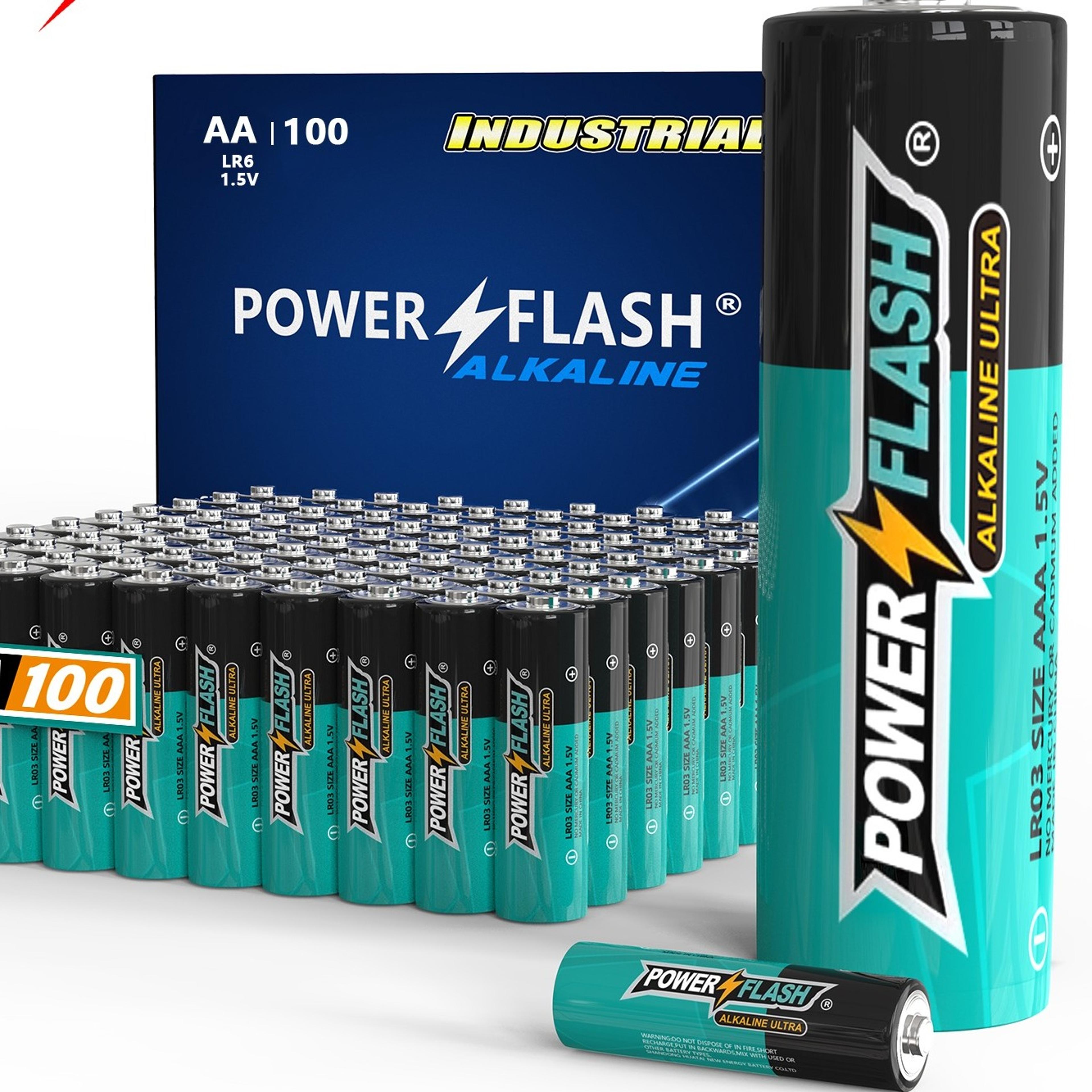 power flash pack aa alkaline batteries long lasting batteries