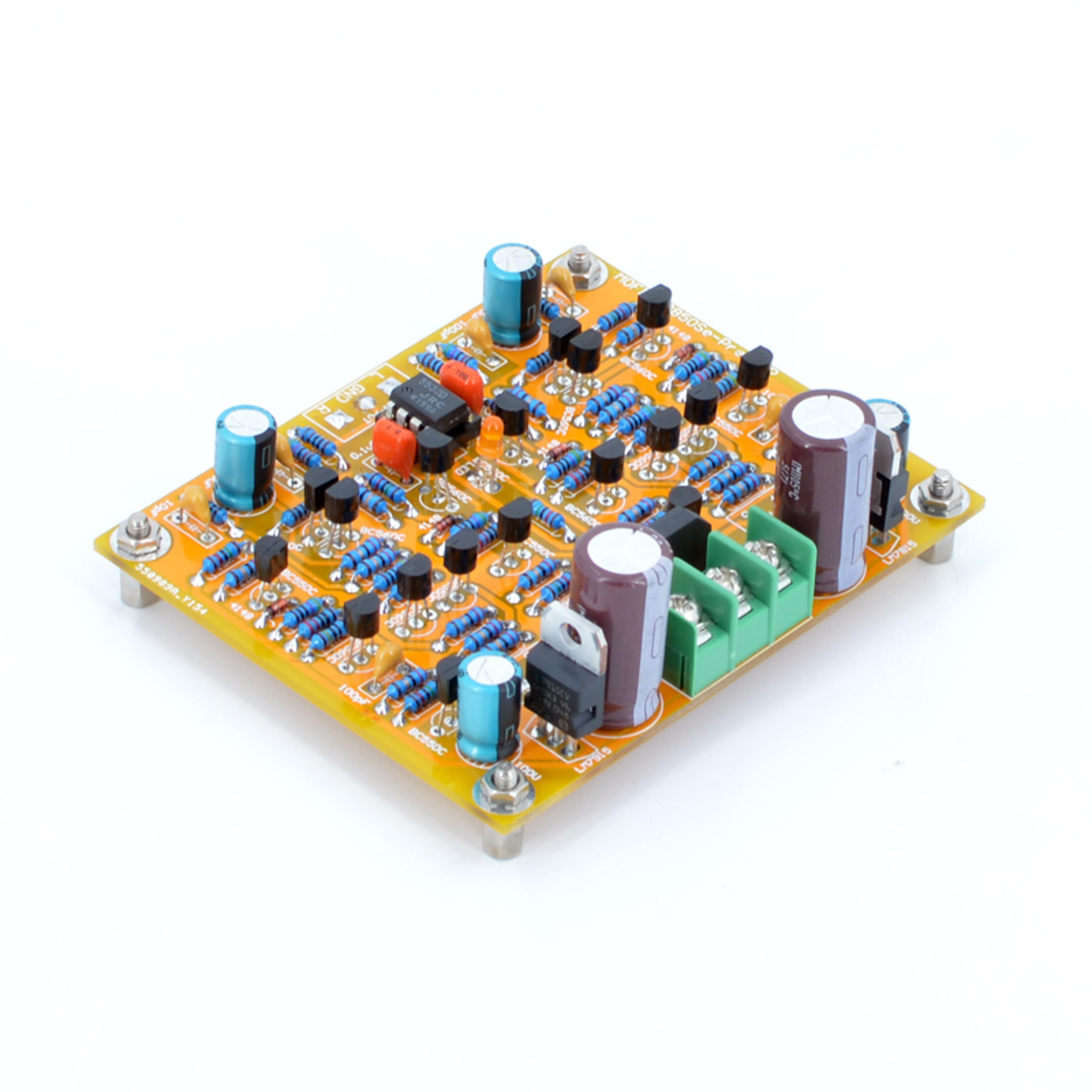 diy stereo preamplifier kit finished audio board